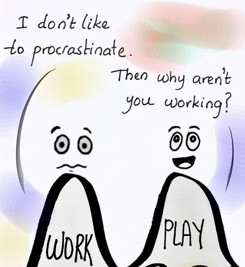 WORK PLAY Daily - Episode 16, Page 2: NO procrastination