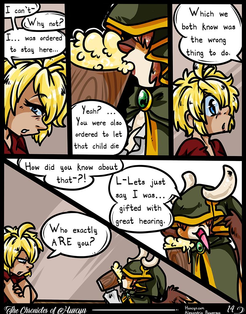 The Chronicles of Huxcyn - Episode 22, Page 1: TCoH - Chapter 1 Pg 14