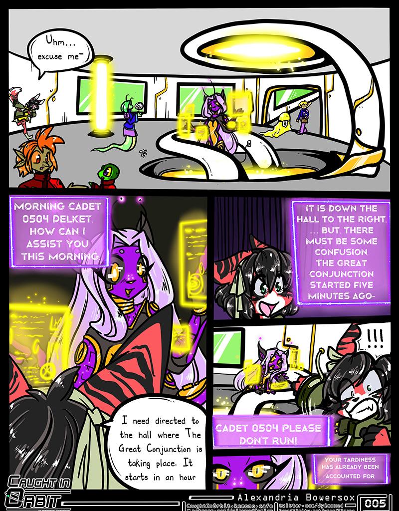 Caught in Orbit - Episode 7, Page 1: Caught in Orbit Chapter 1 Page 05