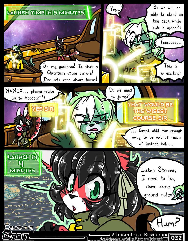 Caught in Orbit - Episode 35, Page 1: Caught in Orbit Chapter 2 Page 12