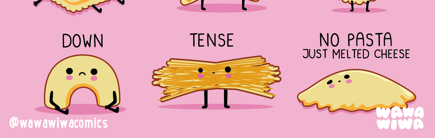 Wawawiwa Comics - Episode 48, Page 1: Pick your pasta mood