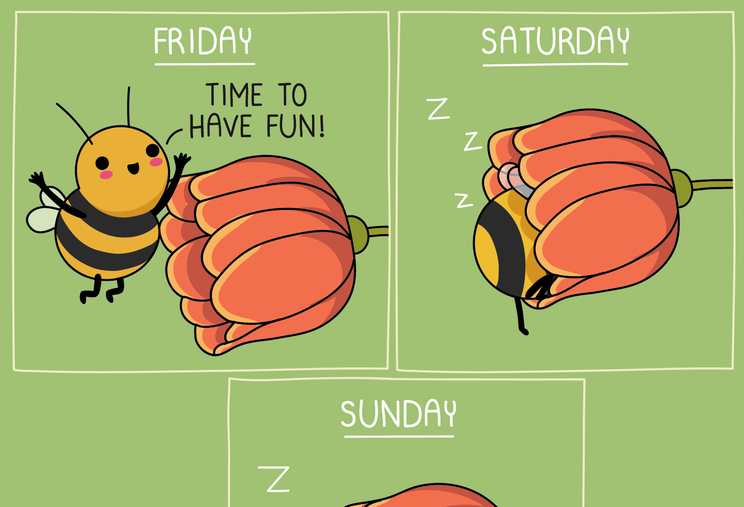 Wawawiwa Comics - Episode 55, Page 1: My plans for the weekend