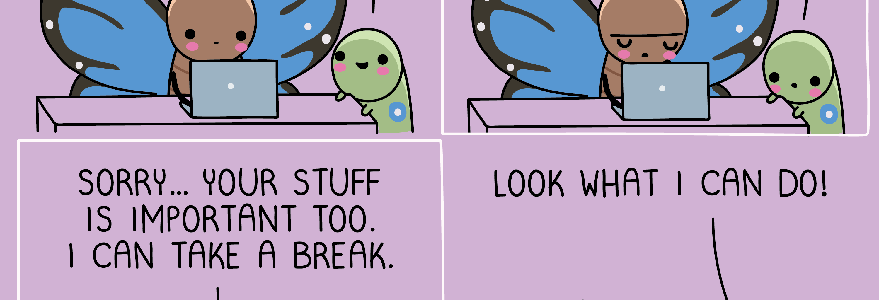 Wawawiwa Comics - Episode 61, Page 1: Your stuff is important