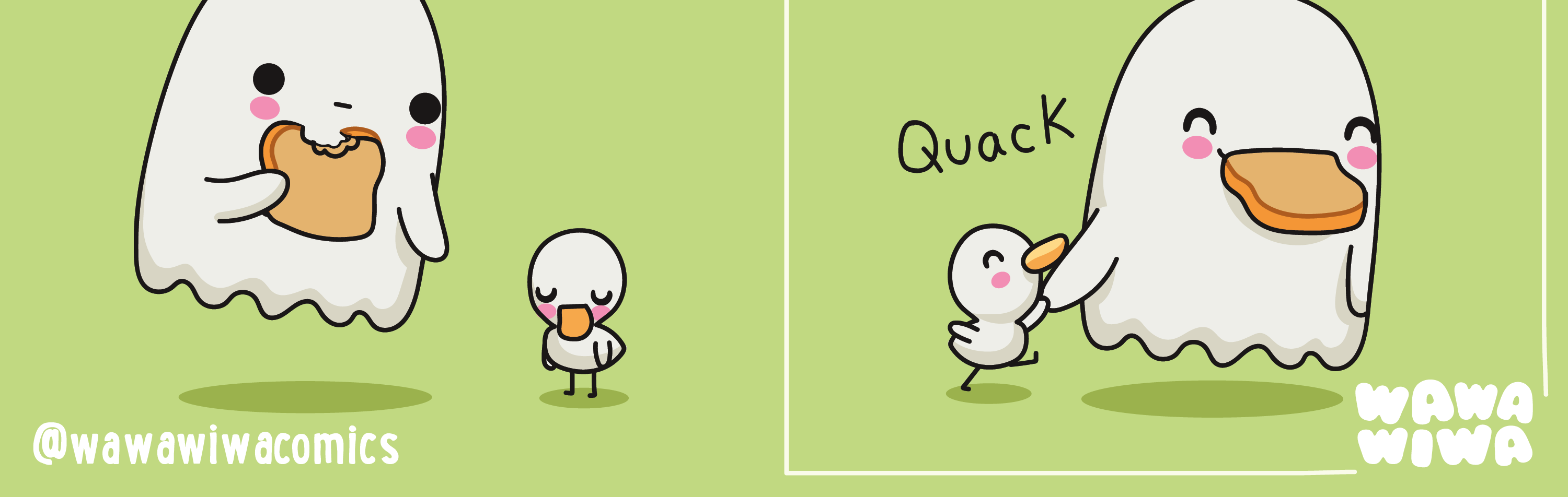 Wawawiwa Comics - Episode 68, Page 1: Ghost duck
