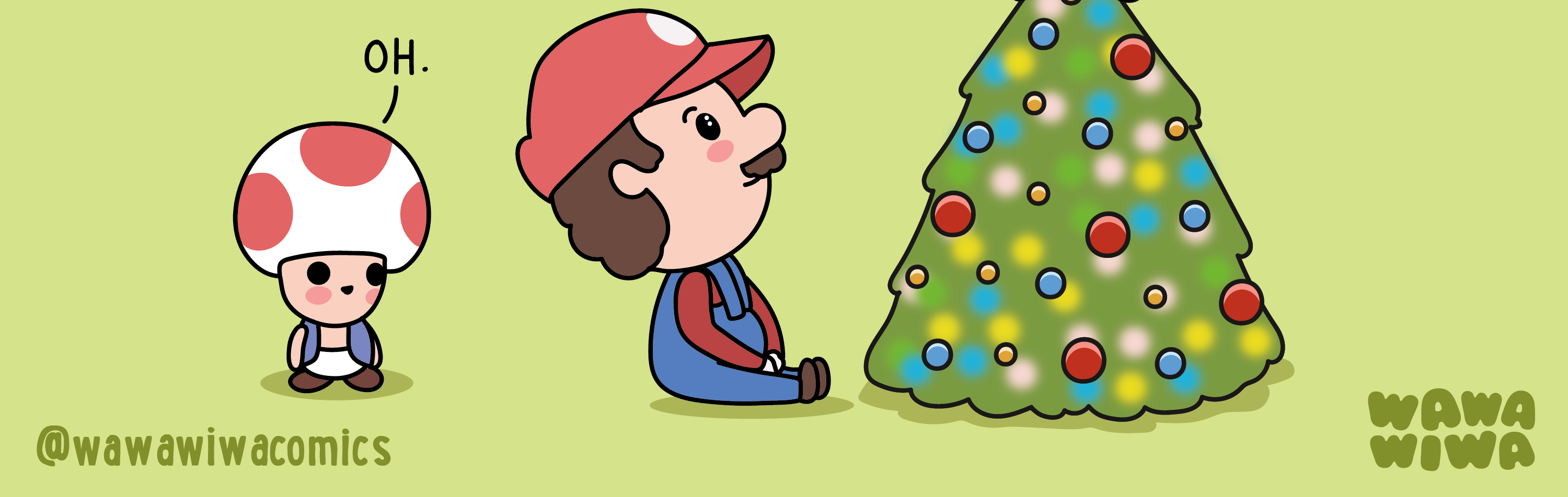 Wawawiwa Comics - Episode 163, Page 1: No fighting on Christmas