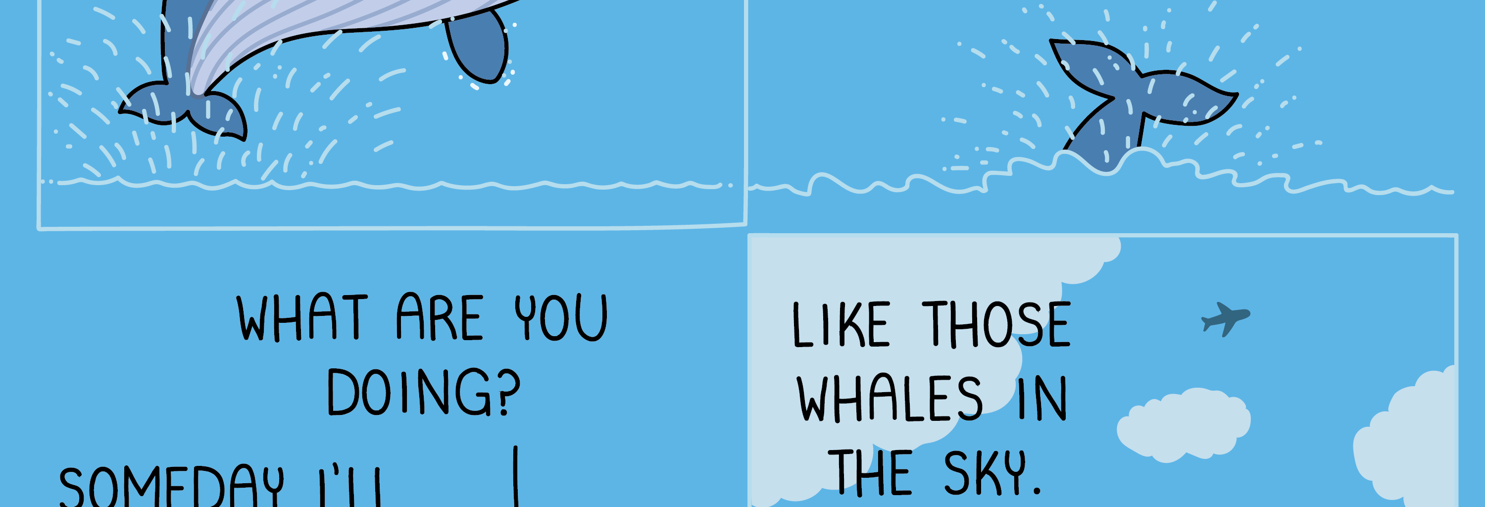 Wawawiwa Comics - Episode 223, Page 1: Flying whales