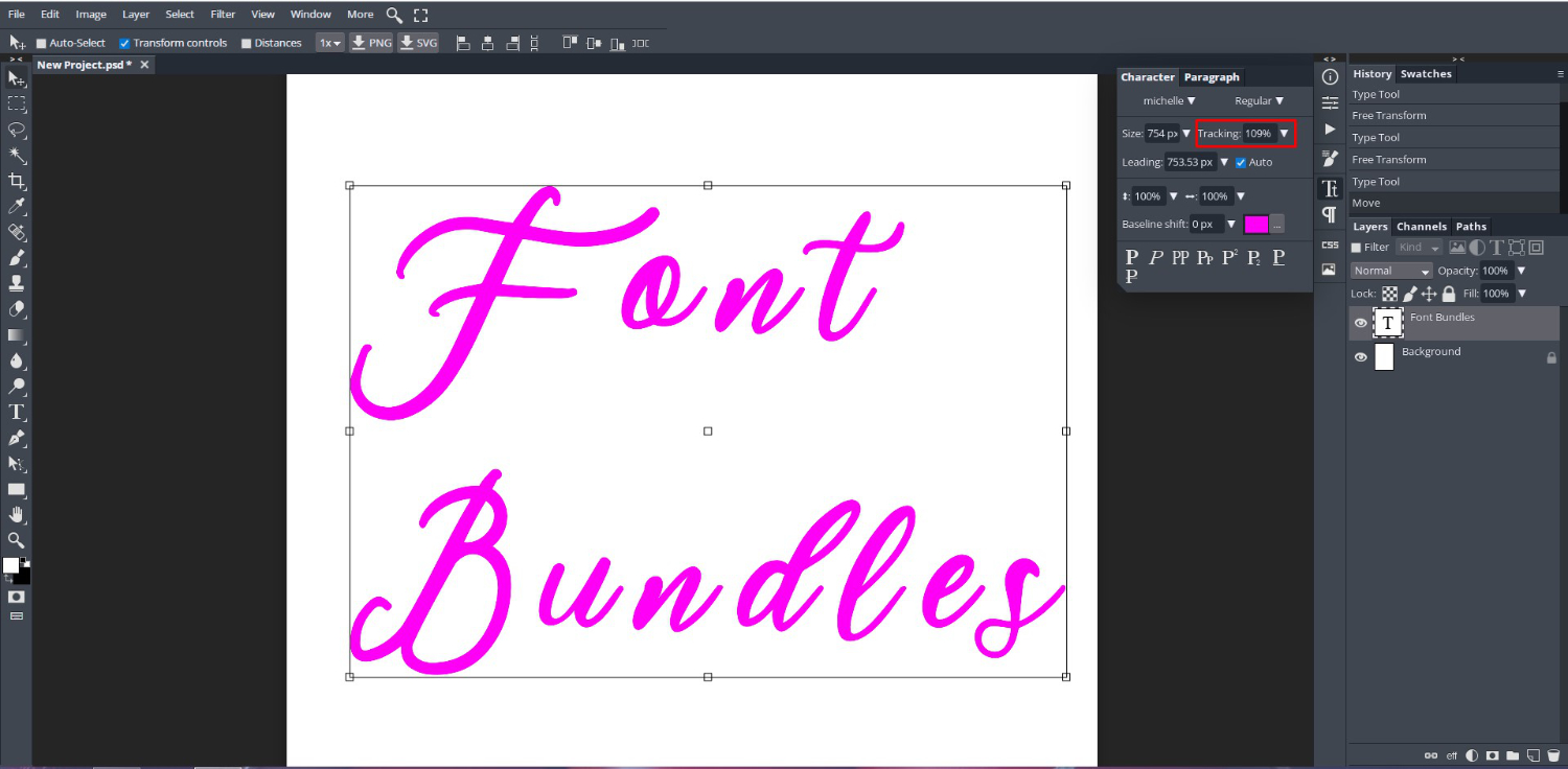 Text Basics in DesignScape 21