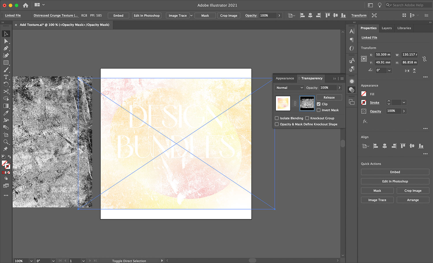 How to Add Texture in Illustrator 12