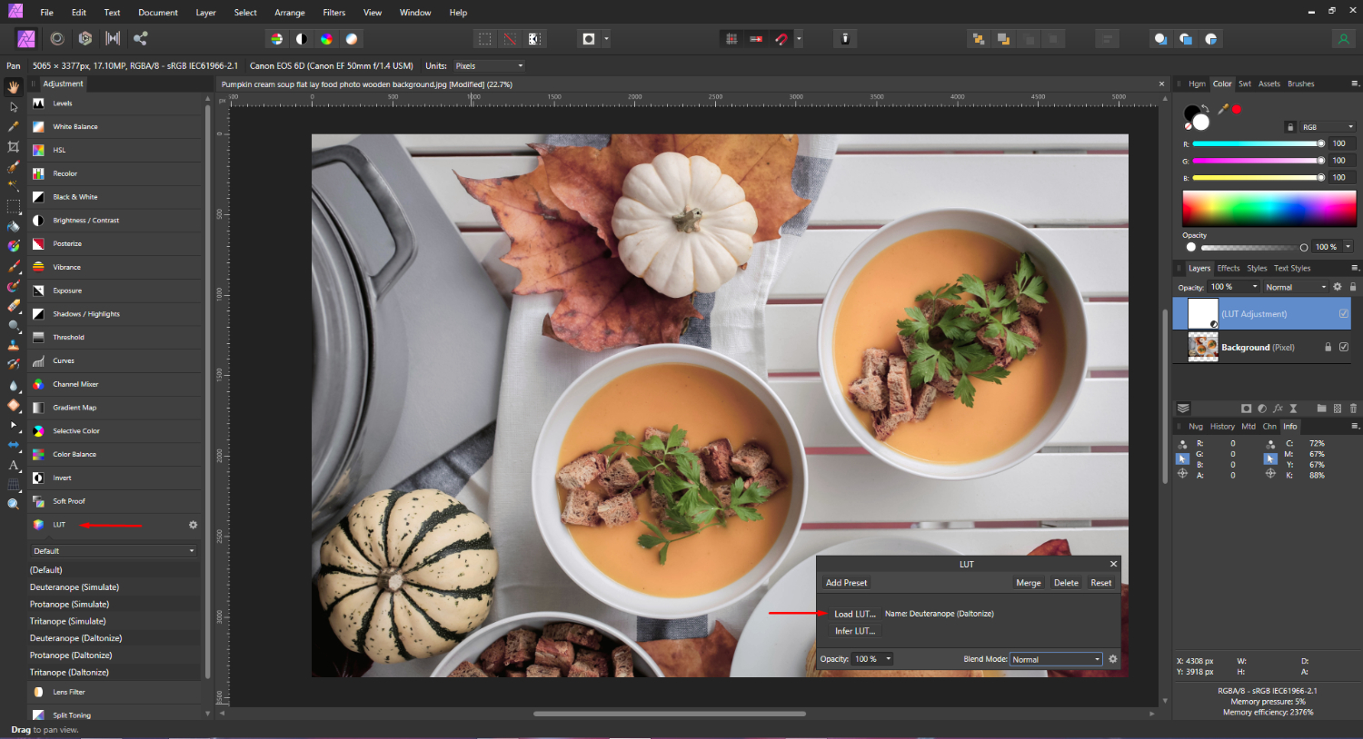 How to Create Presets in Affinity Photo 14