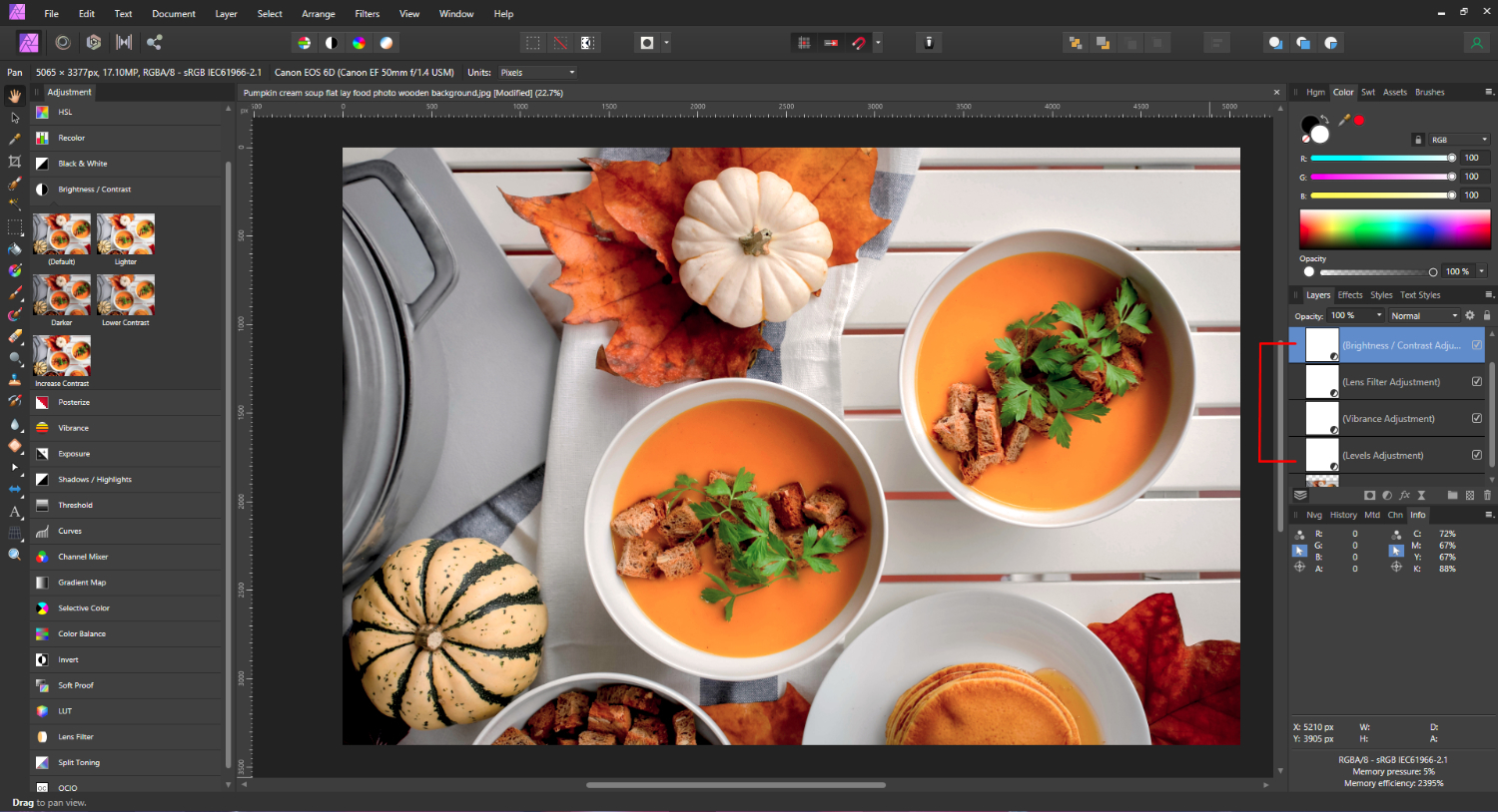 How to Create Presets in Affinity Photo 14