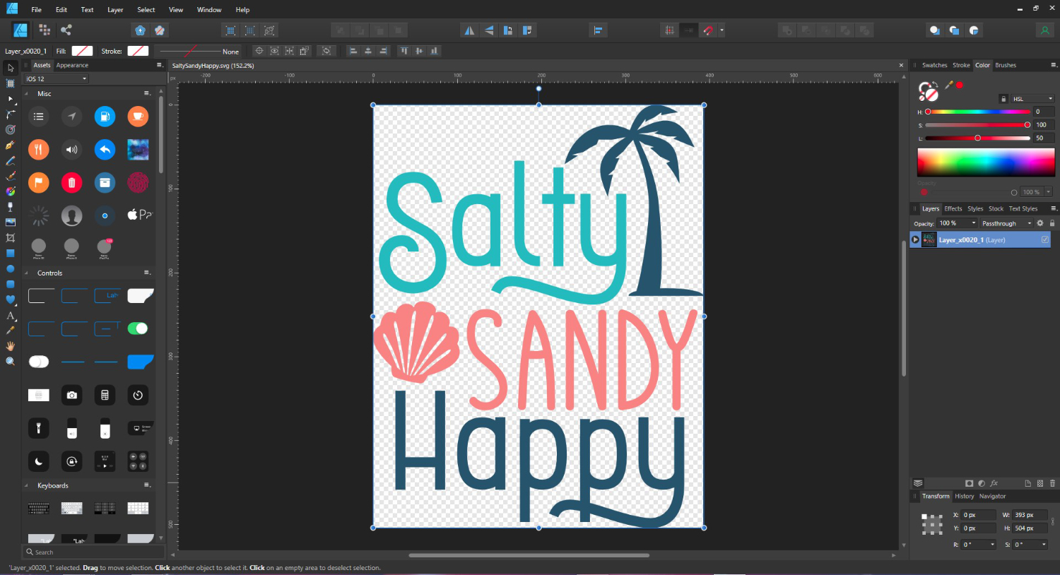 How to use Backgrounds in Affinity Designer 11