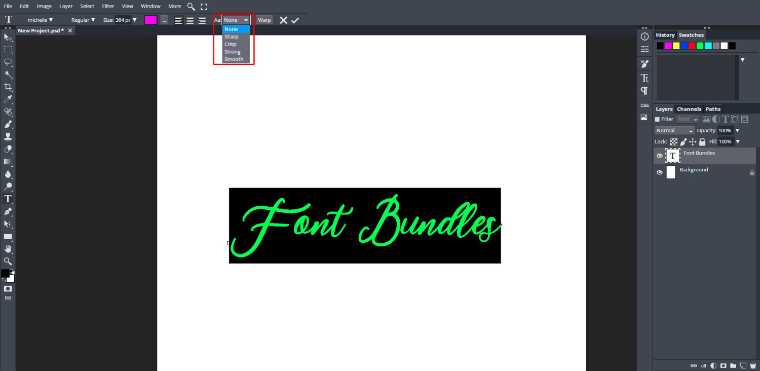 Text Basics in DesignScape 21