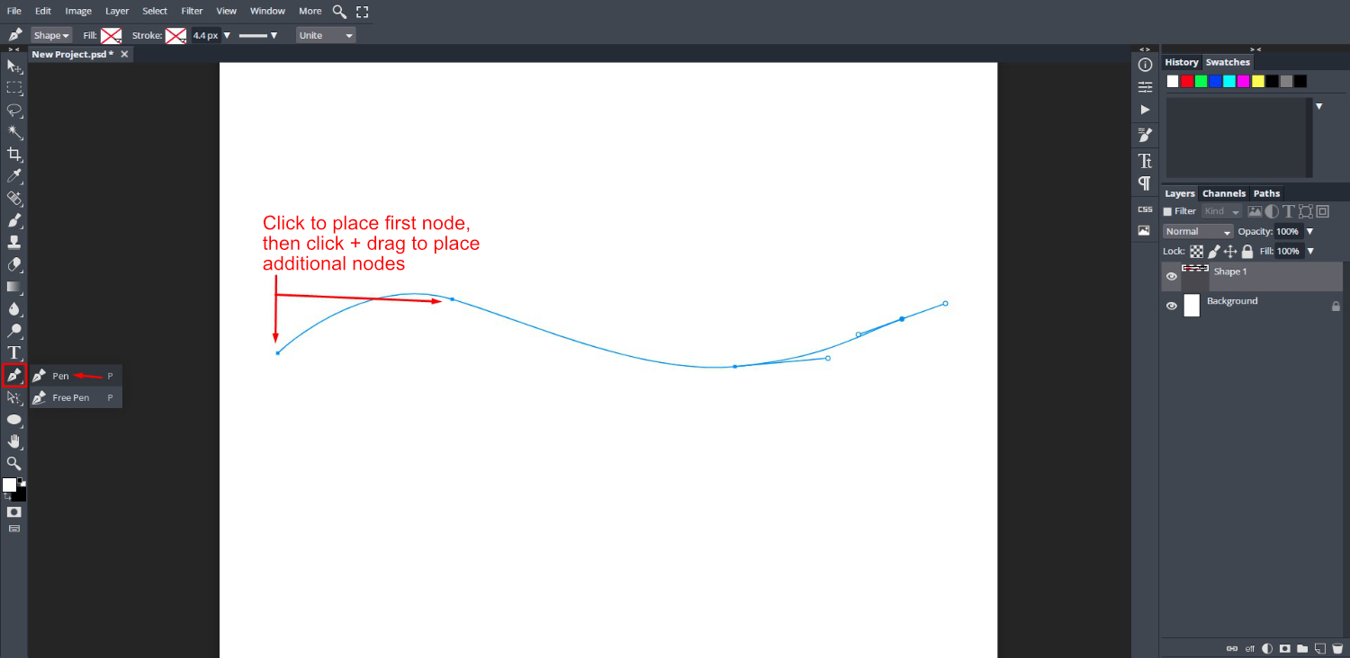 How to Curve Text in DesignScape 15