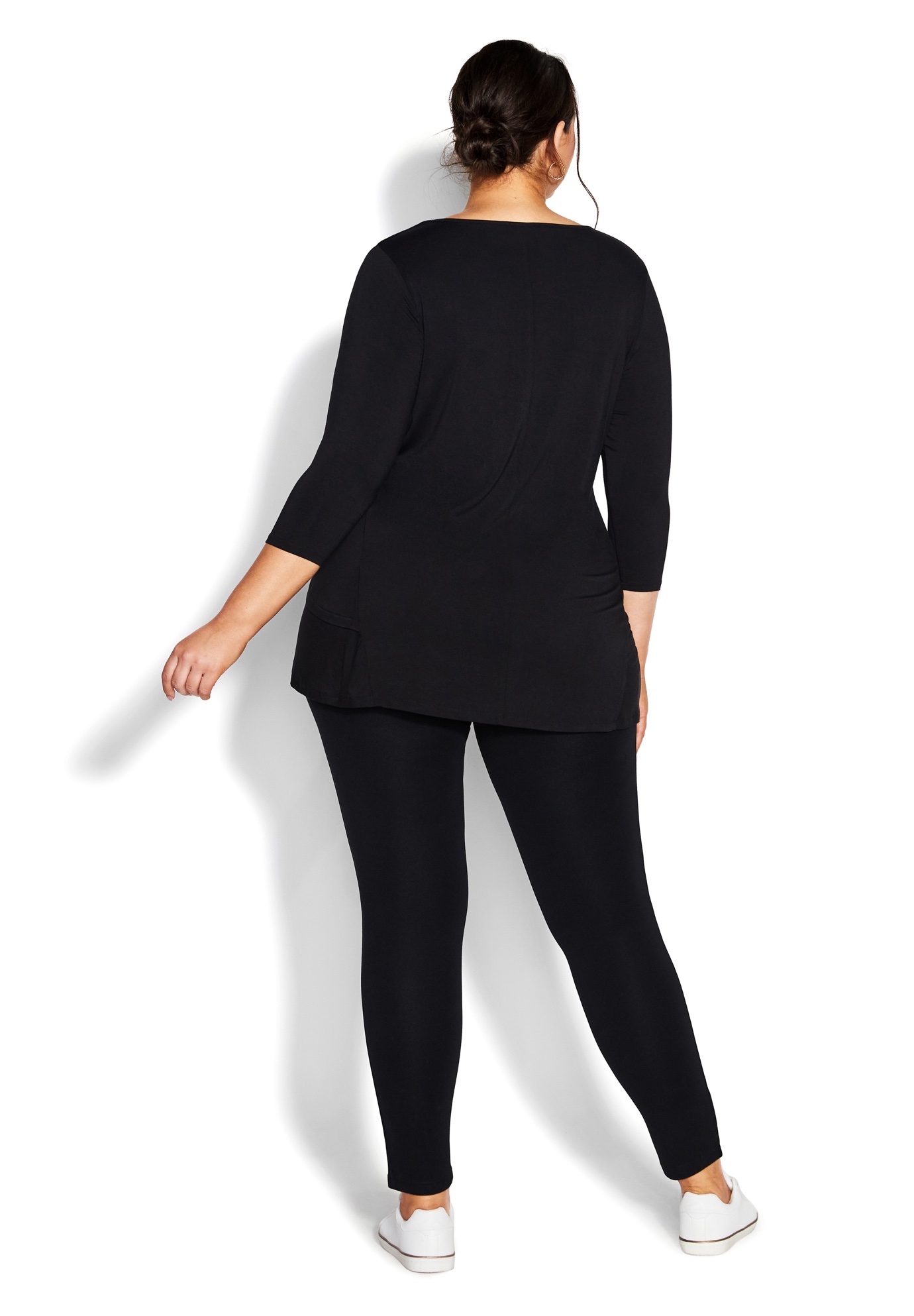 Avenue Women's Plus Size Pull On Ponte Pant - Picture 8 of 14
