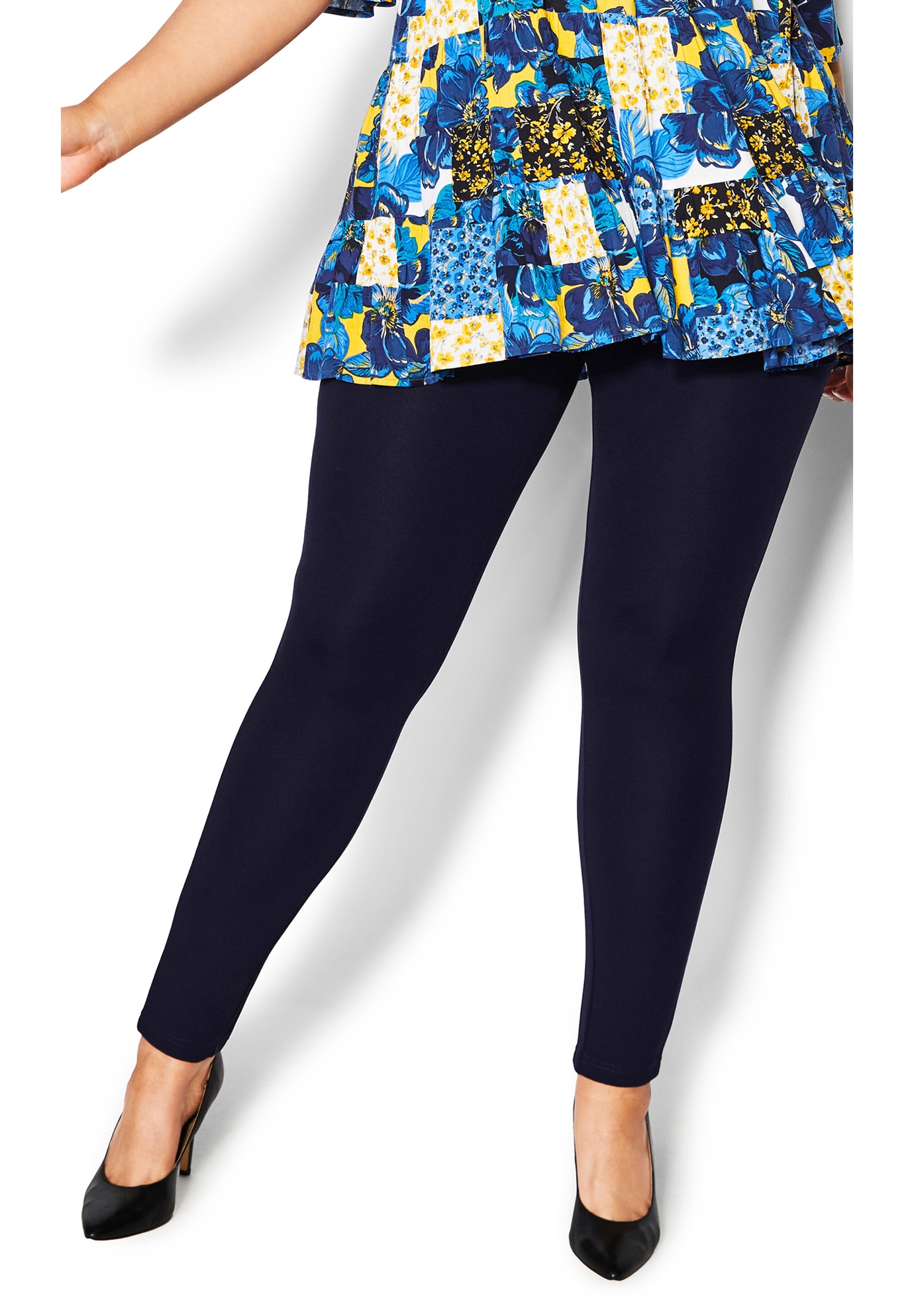 Avenue Women's Plus Size Pull On Ponte Pant - Picture 13 of 14