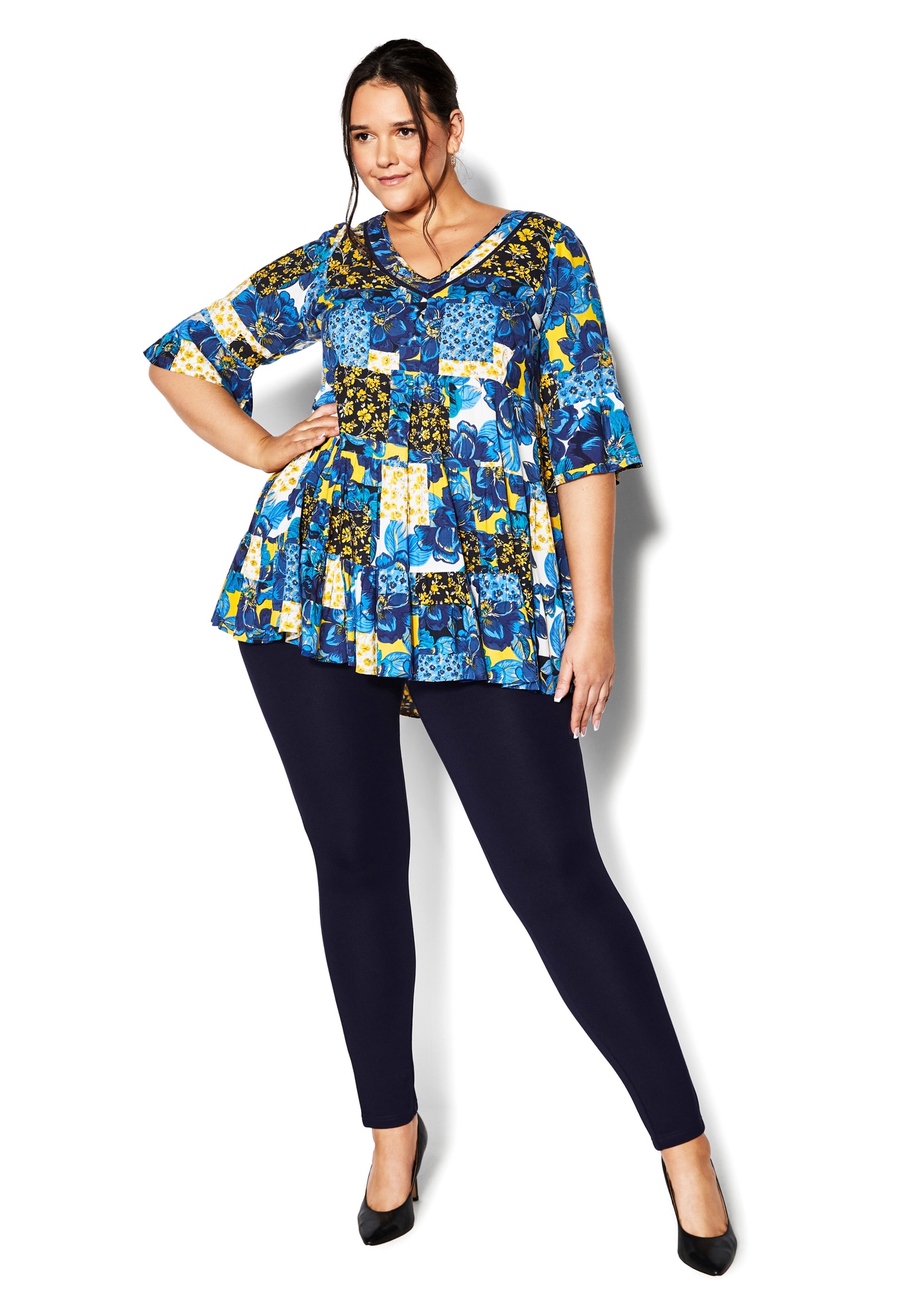 Avenue Women's Plus Size Pull On Ponte Pant - Picture 14 of 14