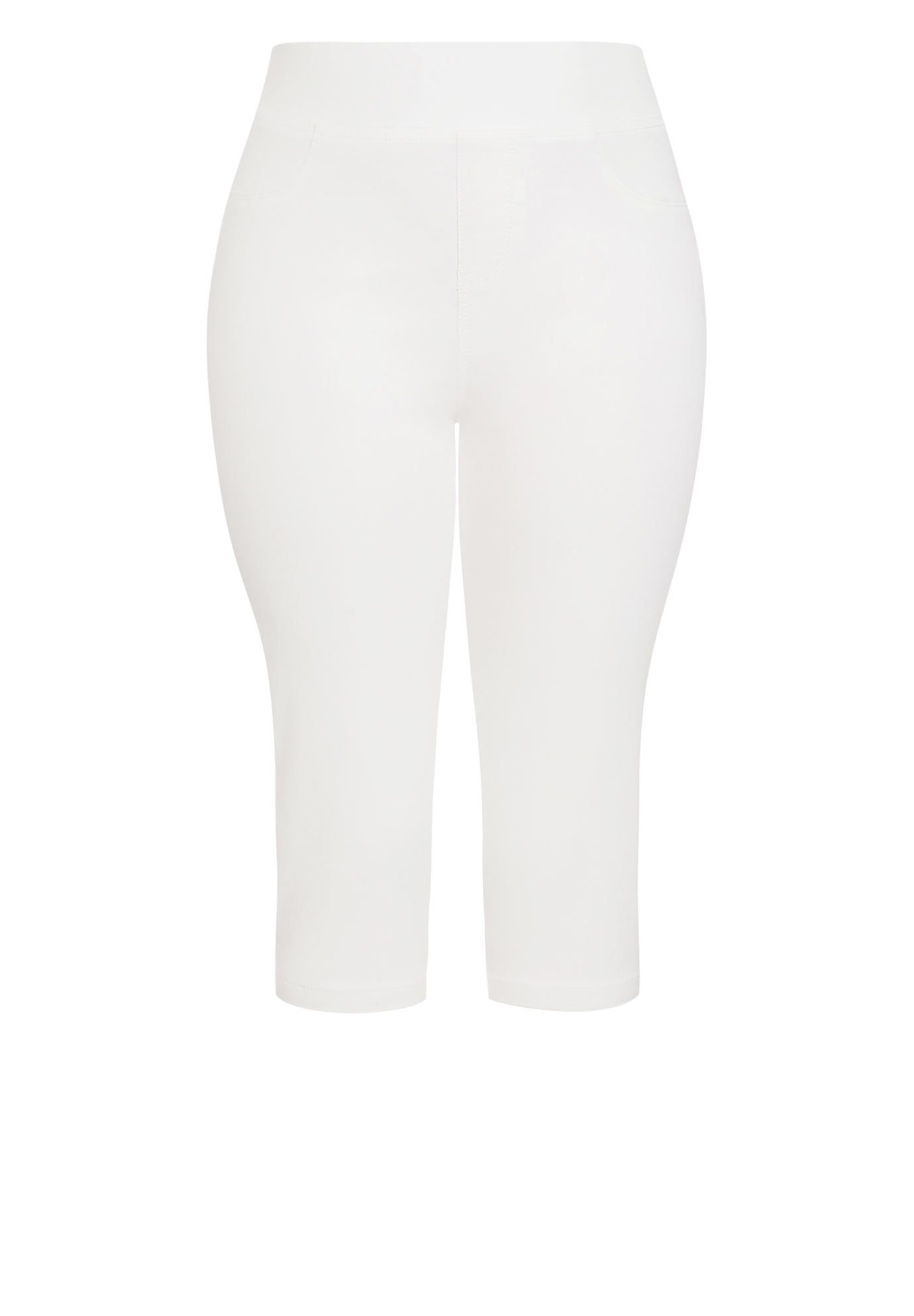 Avenue Women's Plus Size Butter Denim Pull On Crop Jean - Picture 28 of 30