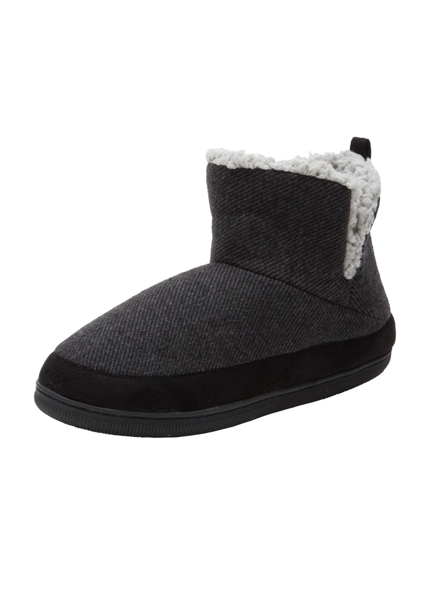 KingSize Men's Big & Tall Sherpa Lined Comfort Slipper Boot