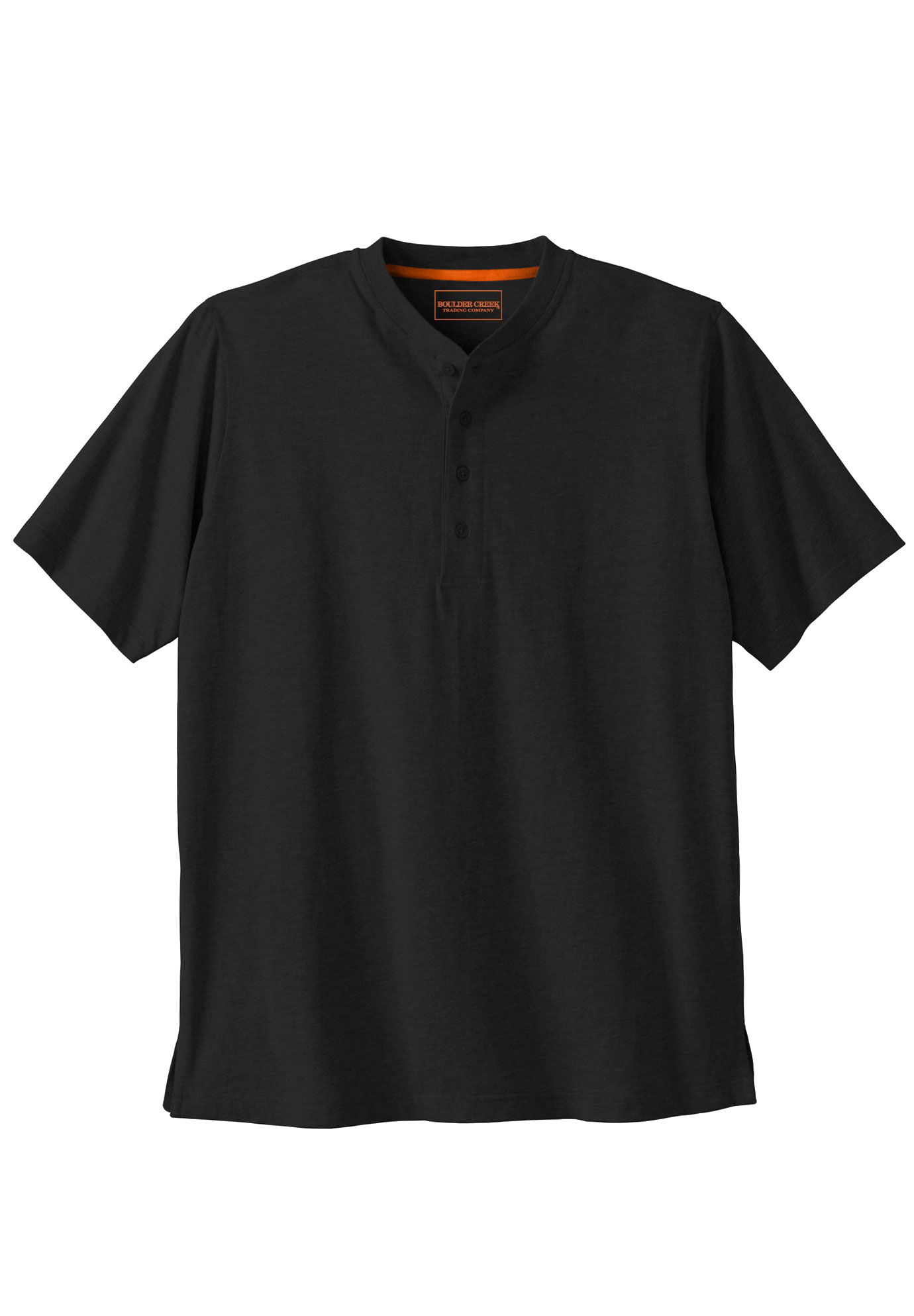 Boulder Creek by KingSize Men’s Big & Tall Heavyweight Short-Sleeve Henley Shirt