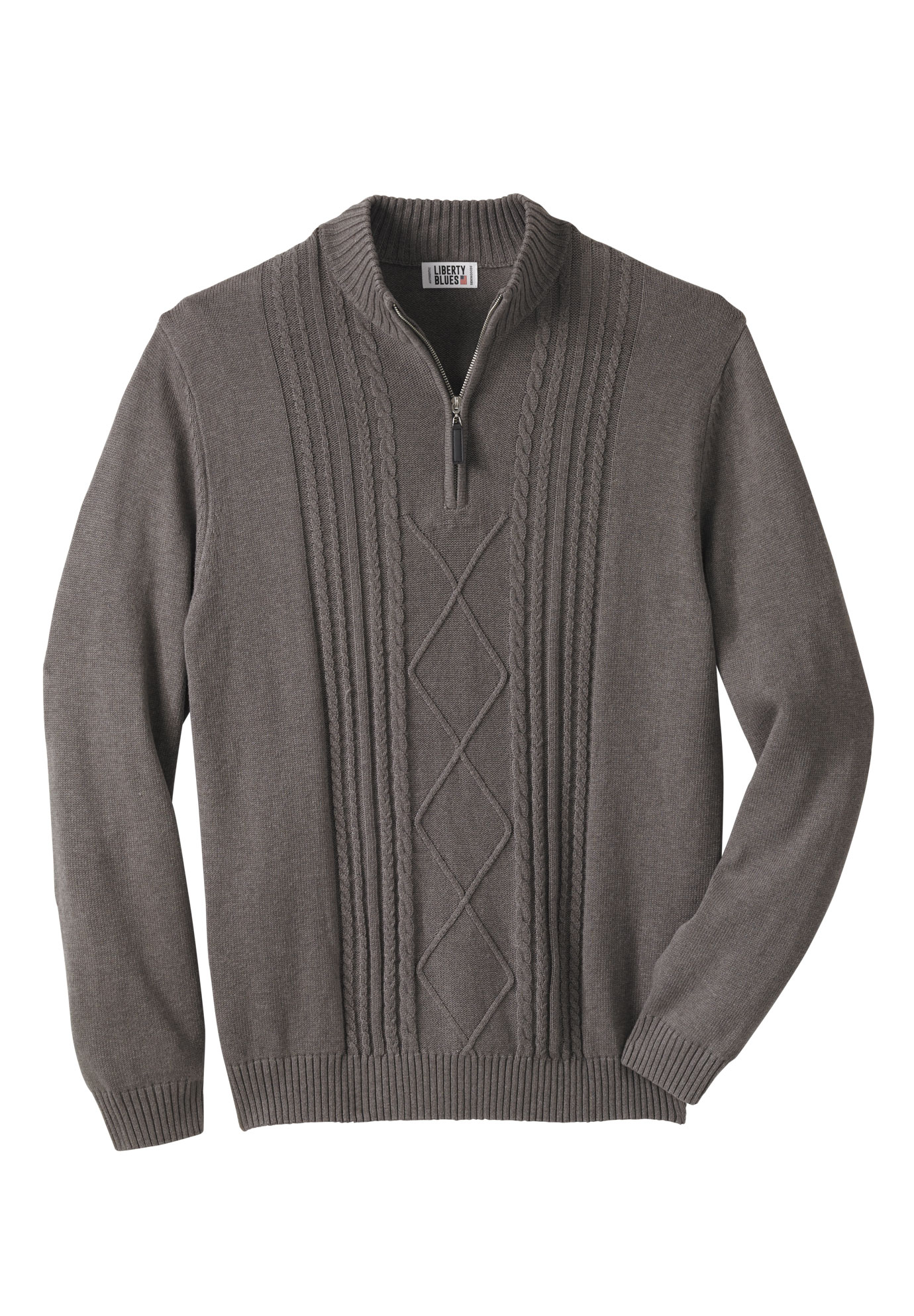 Quarter Zip Cable Knit Sweater | eBay