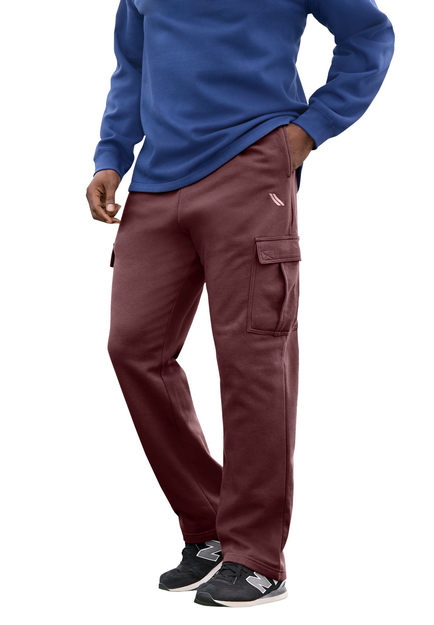 Ks Sport By Kingsize Men's Big & Tall Wicking Fleece Cargo Pants Ks Sport&trade;