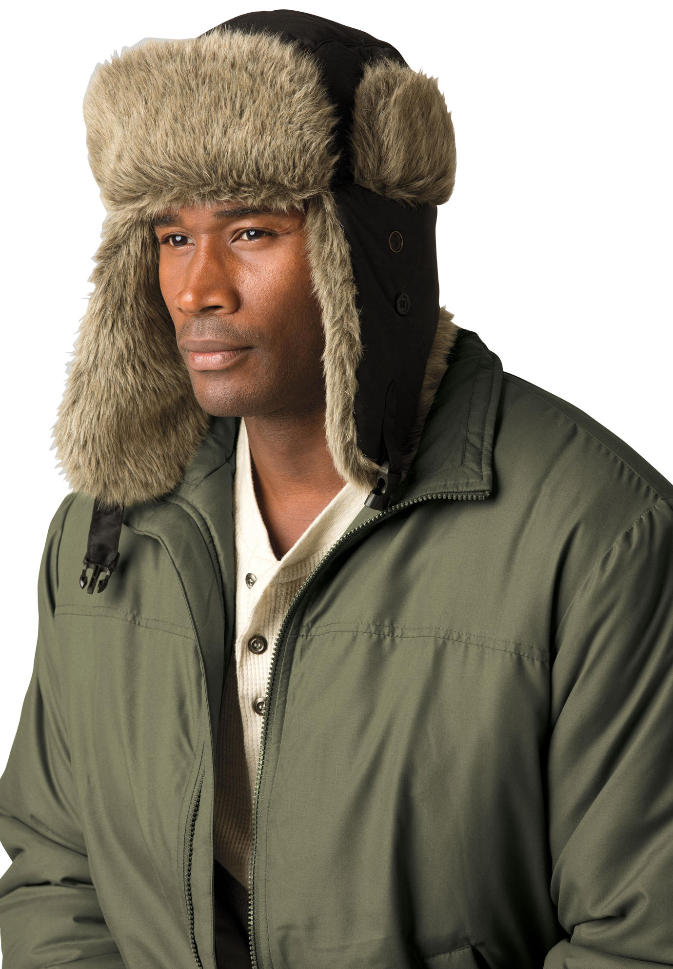 KingSize+Men27s+Big+26+Tall+Extra+Large+Fur+Trim+Hat++Big++3XL2F4X