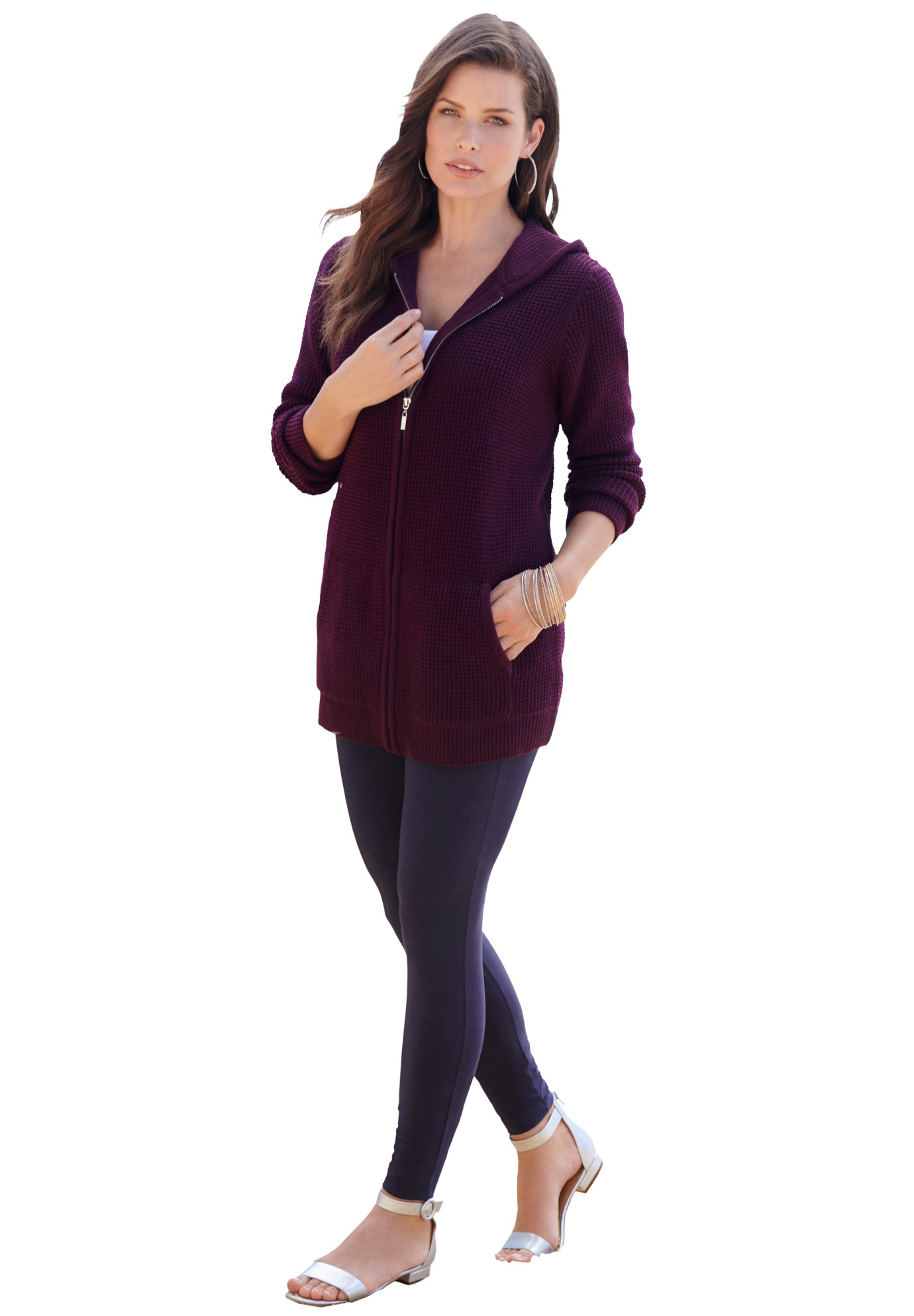 womens thermal cardigan