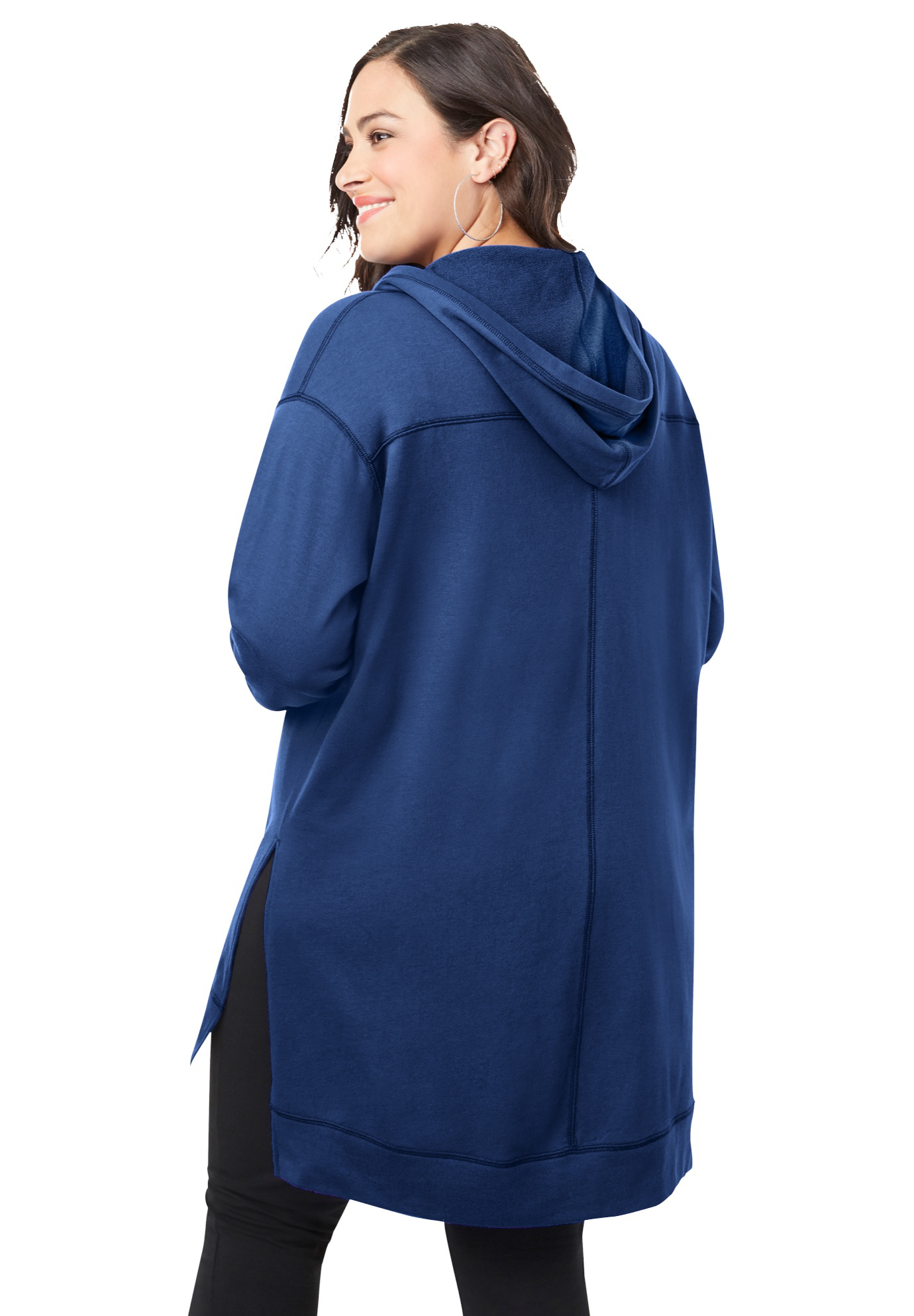 Roaman's Women's Plus Size Tunic Hoodie Hoodie eBay