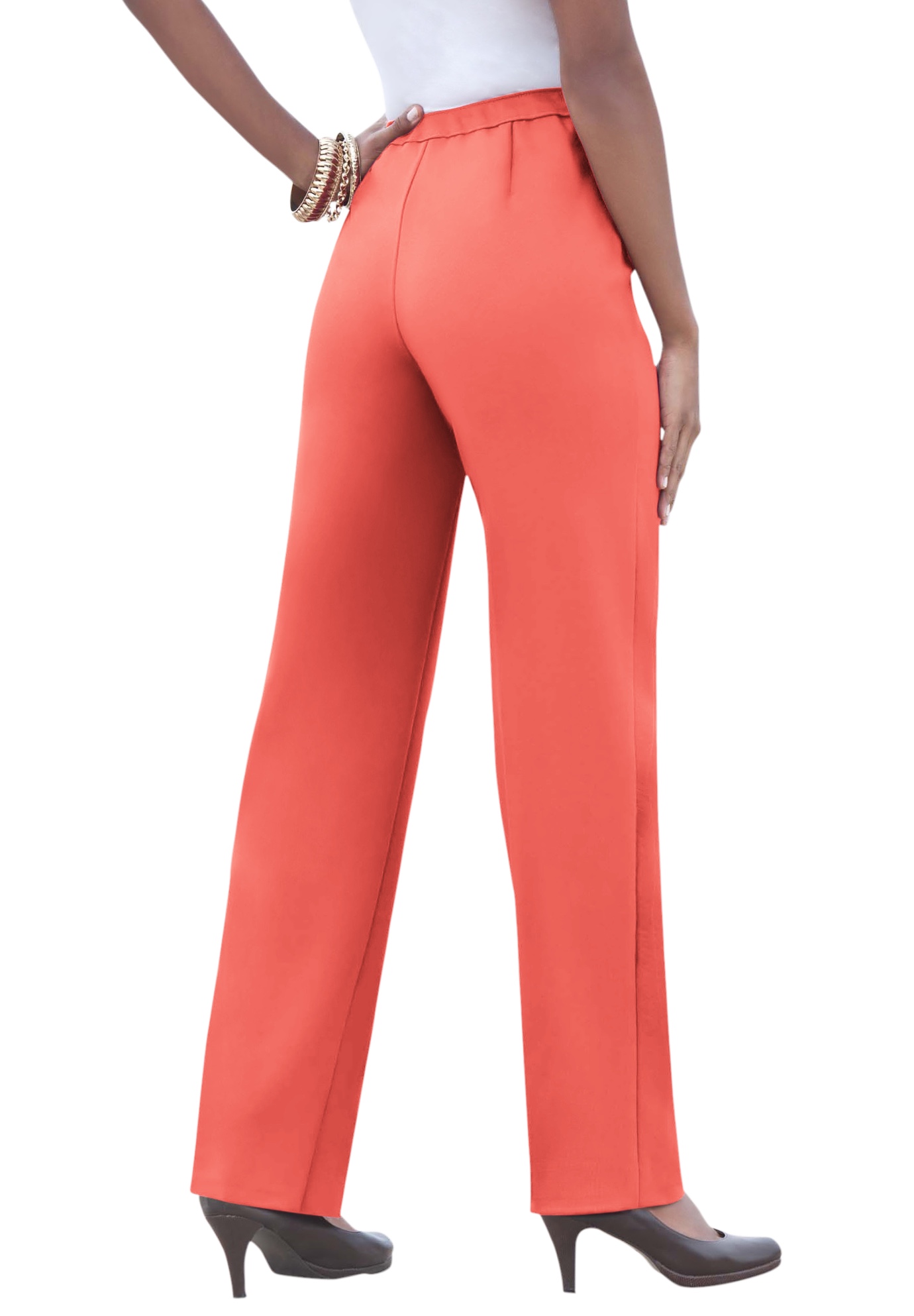 Roaman's Women's Plus Size Plus Size Classic Bend Over Pant - Picture 47 of 72