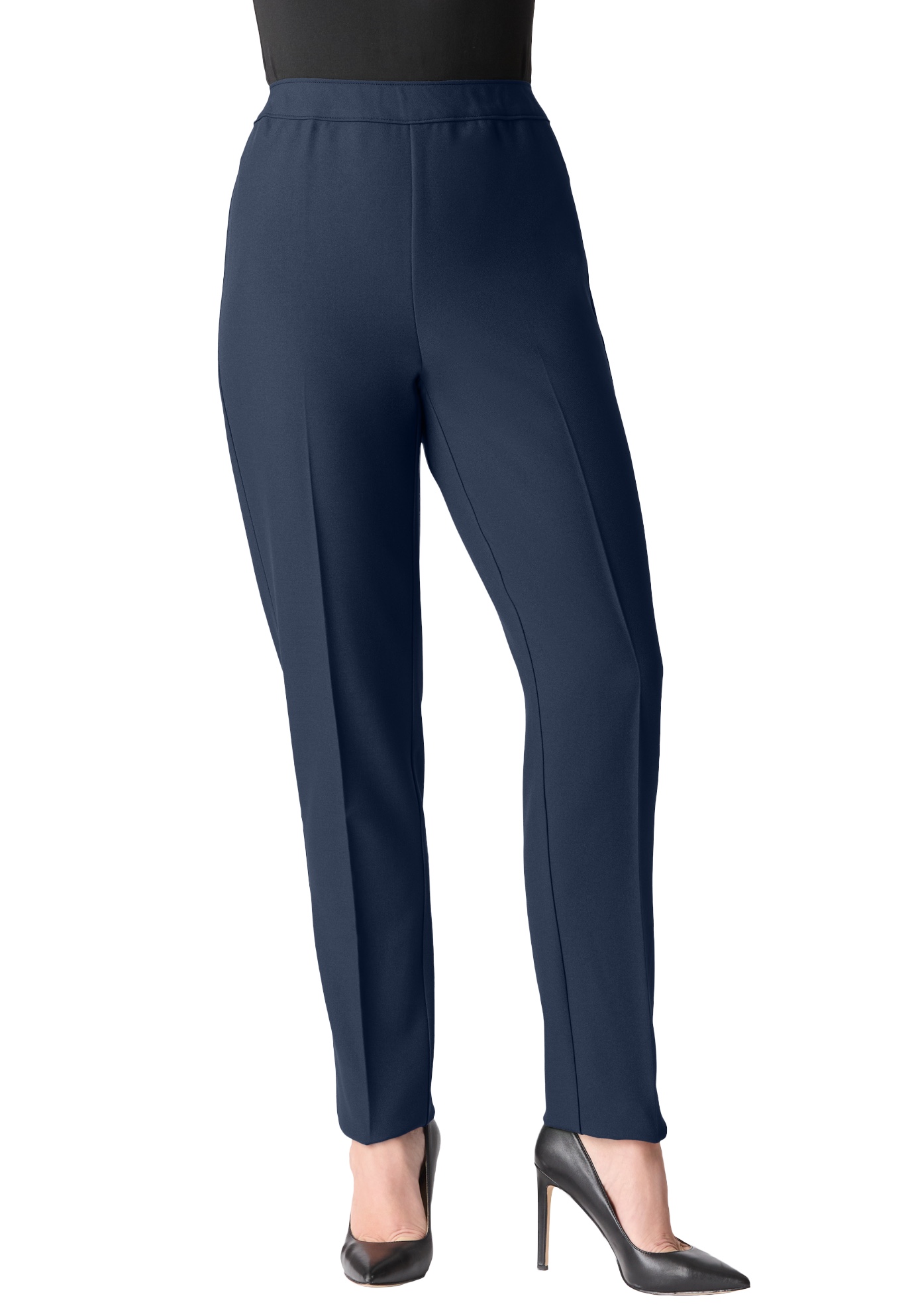 Roaman's Women's Plus Size Plus Size Classic Bend Over Pant - Picture 37 of 72