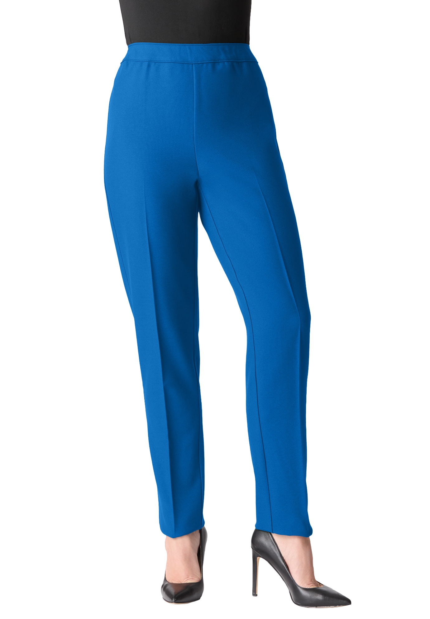 Roaman's Women's Plus Size Plus Size Classic Bend Over Pant - Picture 57 of 72