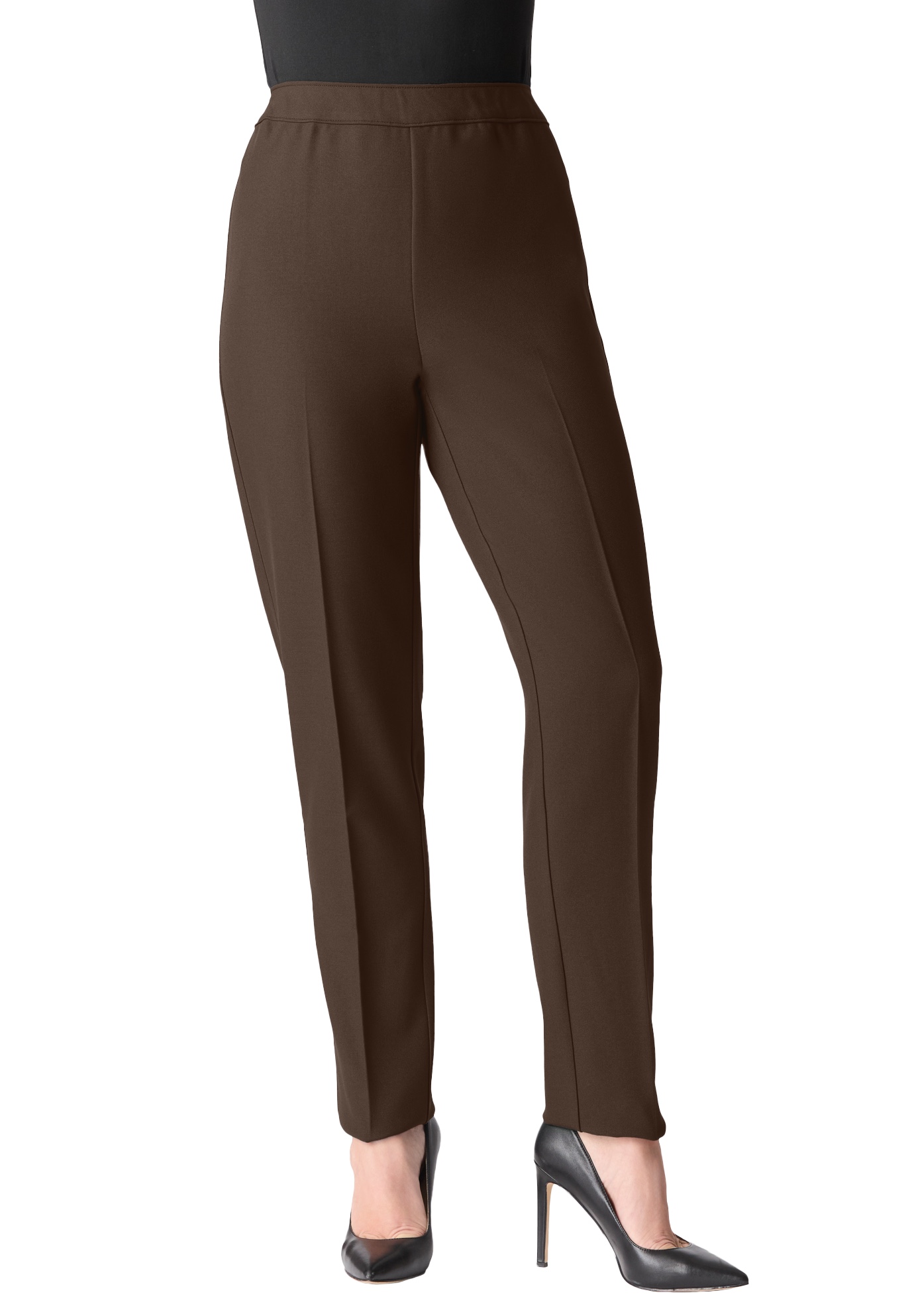 Roaman's Women's Plus Size Plus Size Classic Bend Over Pant - Picture 11 of 72