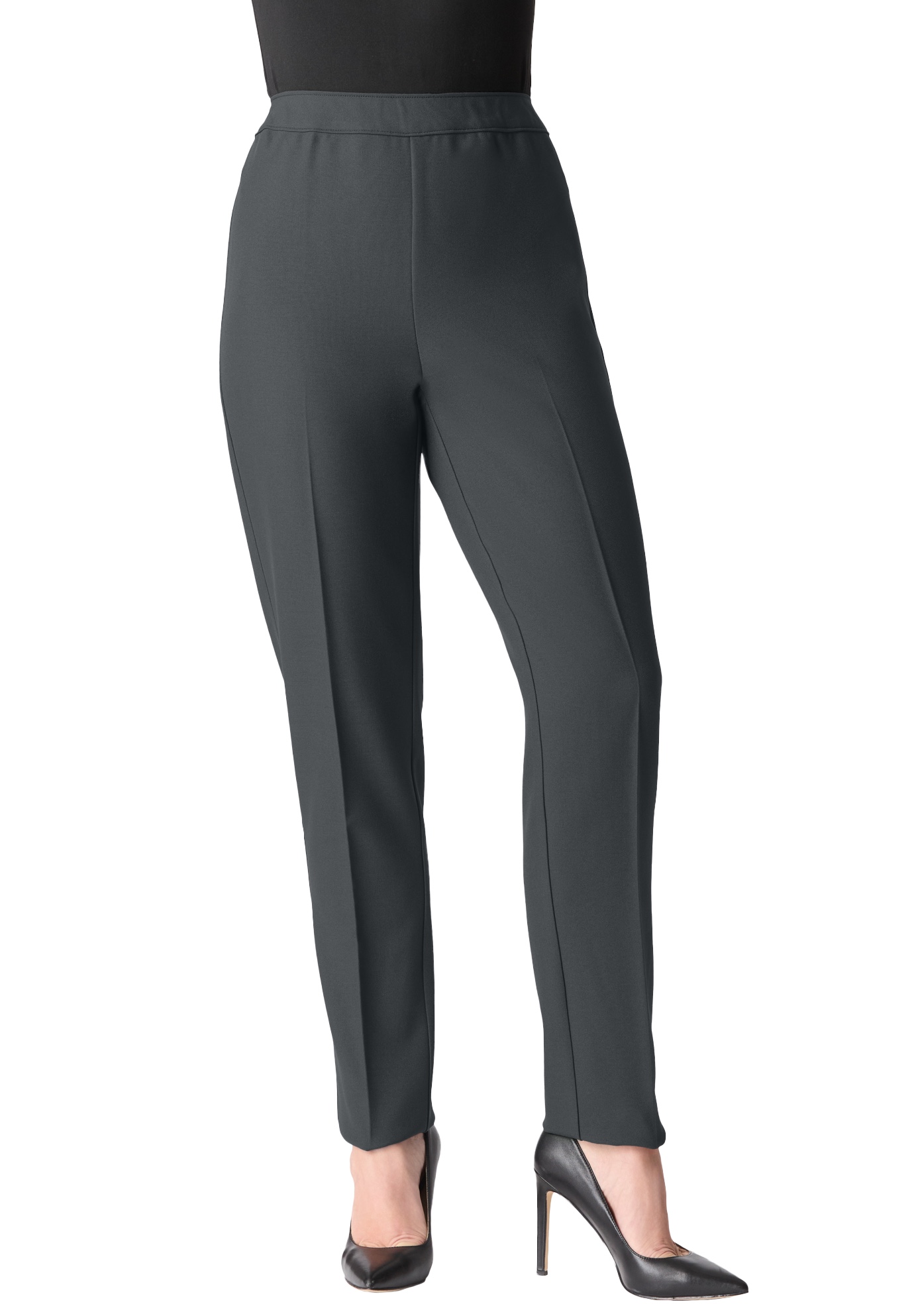 Roaman's Women's Plus Size Plus Size Classic Bend Over Pant - Picture 21 of 72