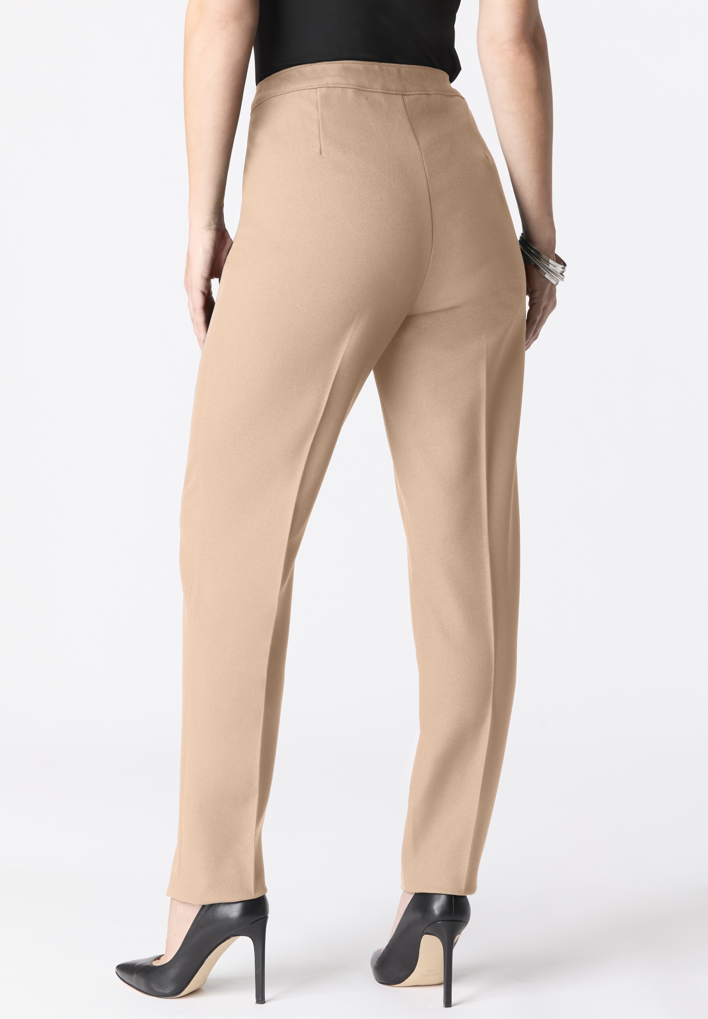 Roaman's Women's Plus Size Classic Bend Over Pant - Ultimate Comfort & Fit