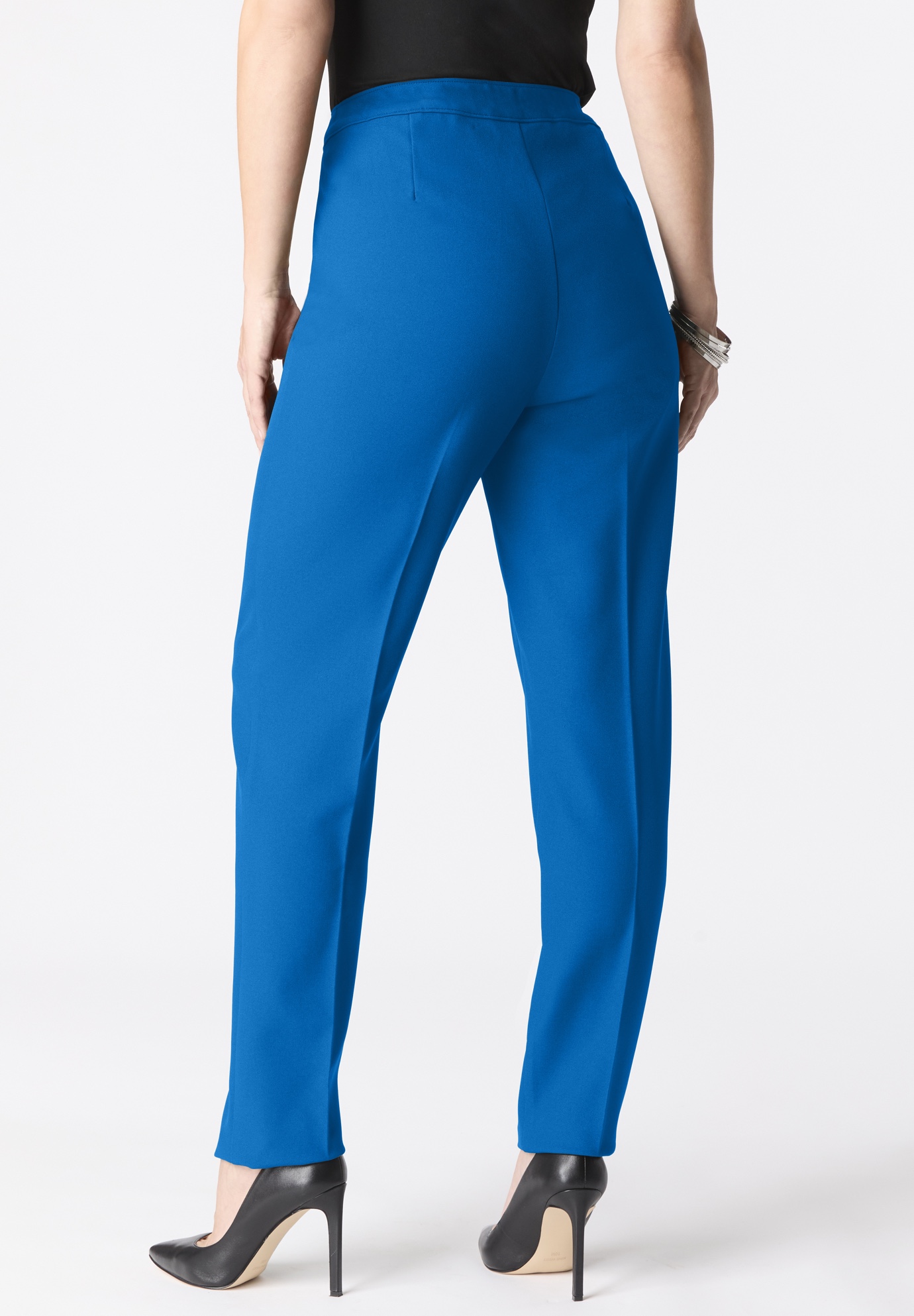 Roaman's Women's Plus Size Plus Size Classic Bend Over Pant - Picture 59 of 72