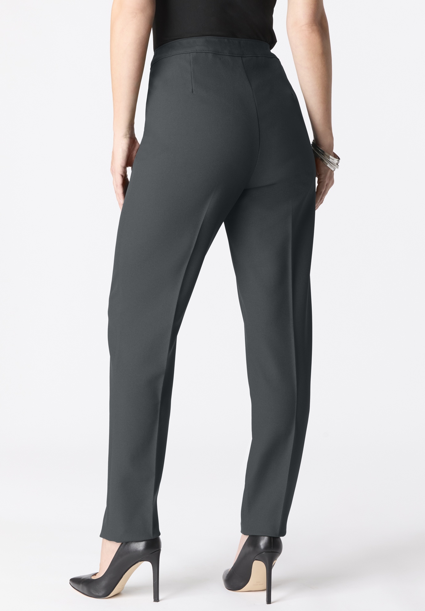 Roaman's Women's Plus Size Plus Size Classic Bend Over Pant - Picture 23 of 72