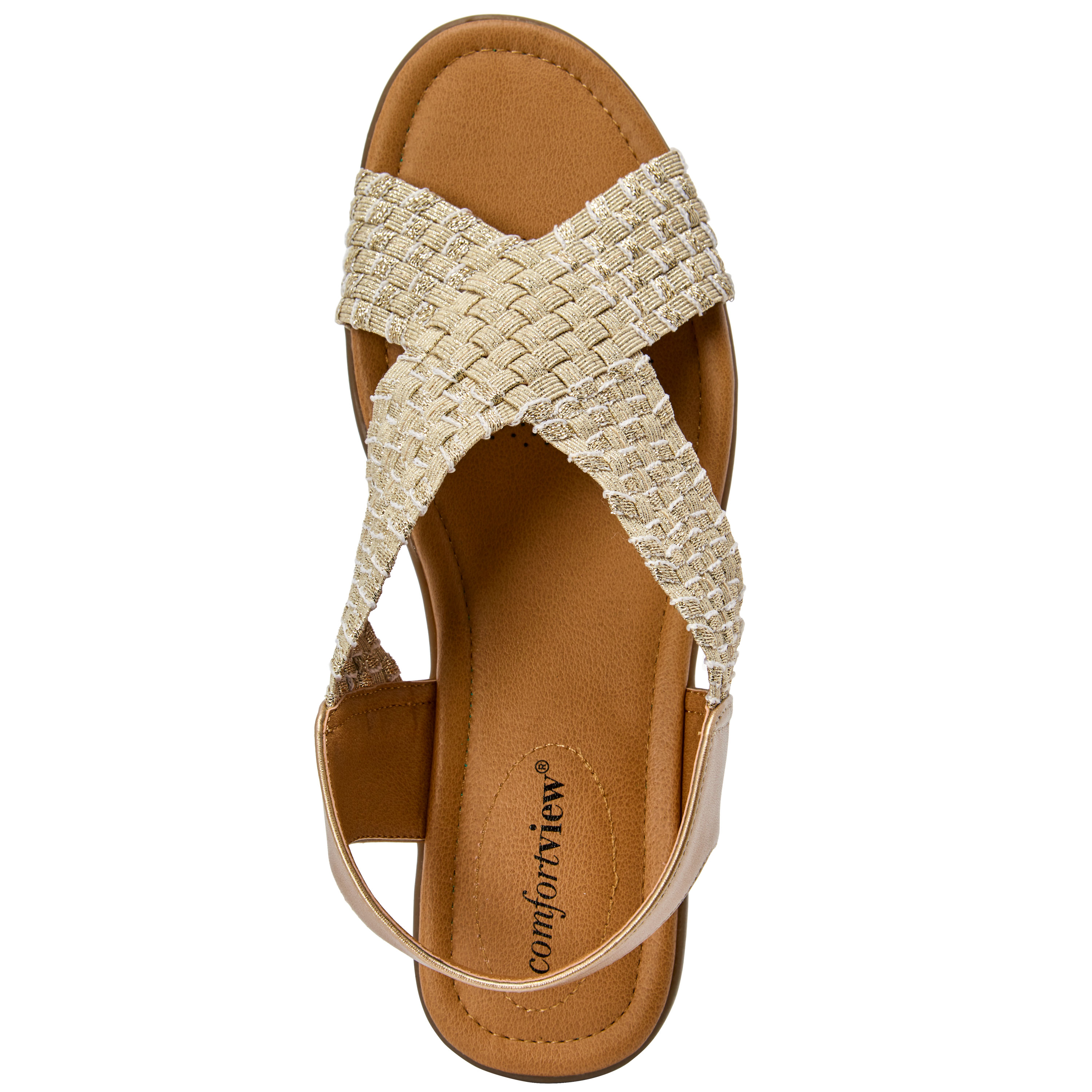 Comfortview - Comfortview Women's Wide Width The Karen Espadrille Sandal - 9 W, Black - Walmart 