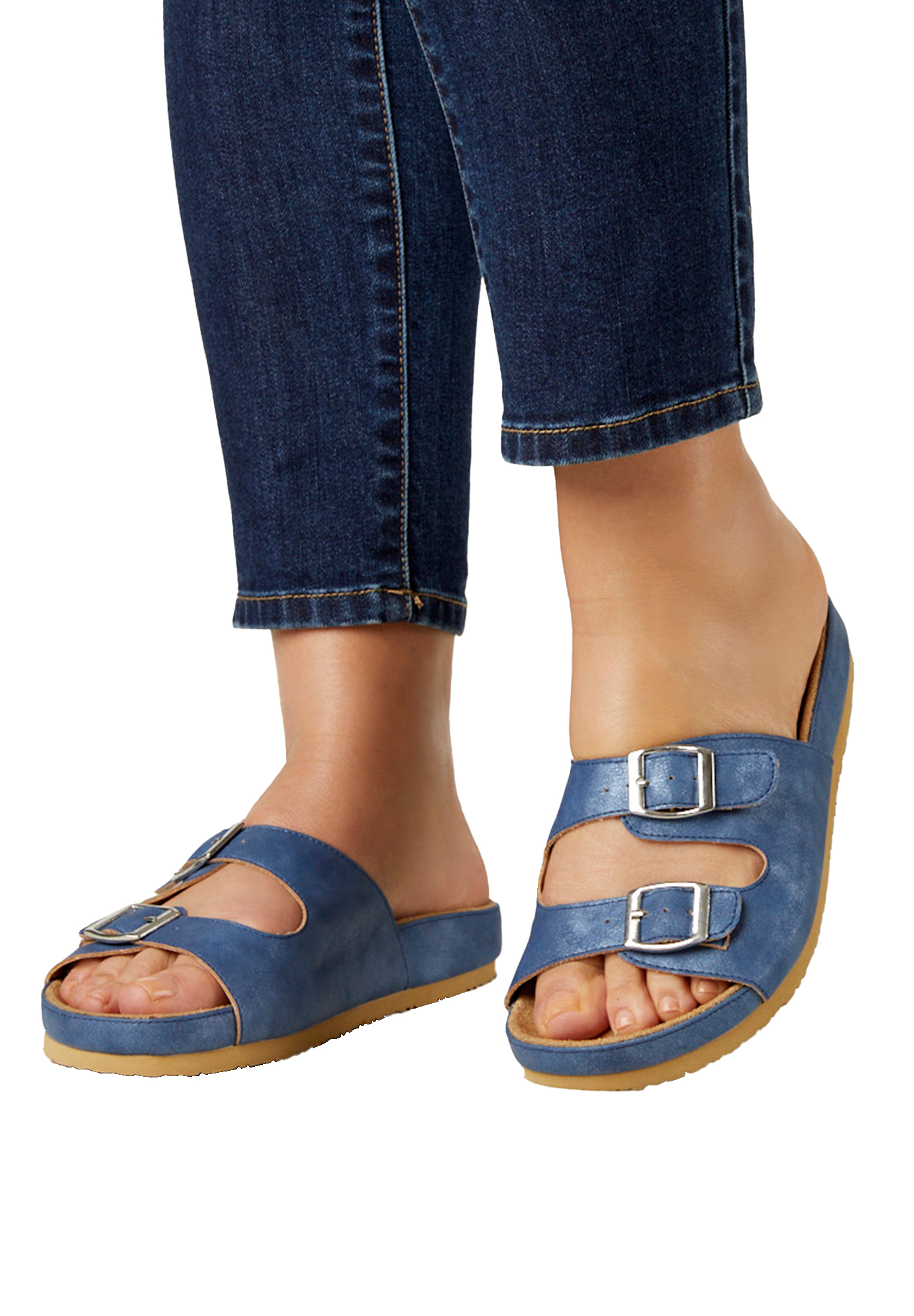 wide width footbed sandals