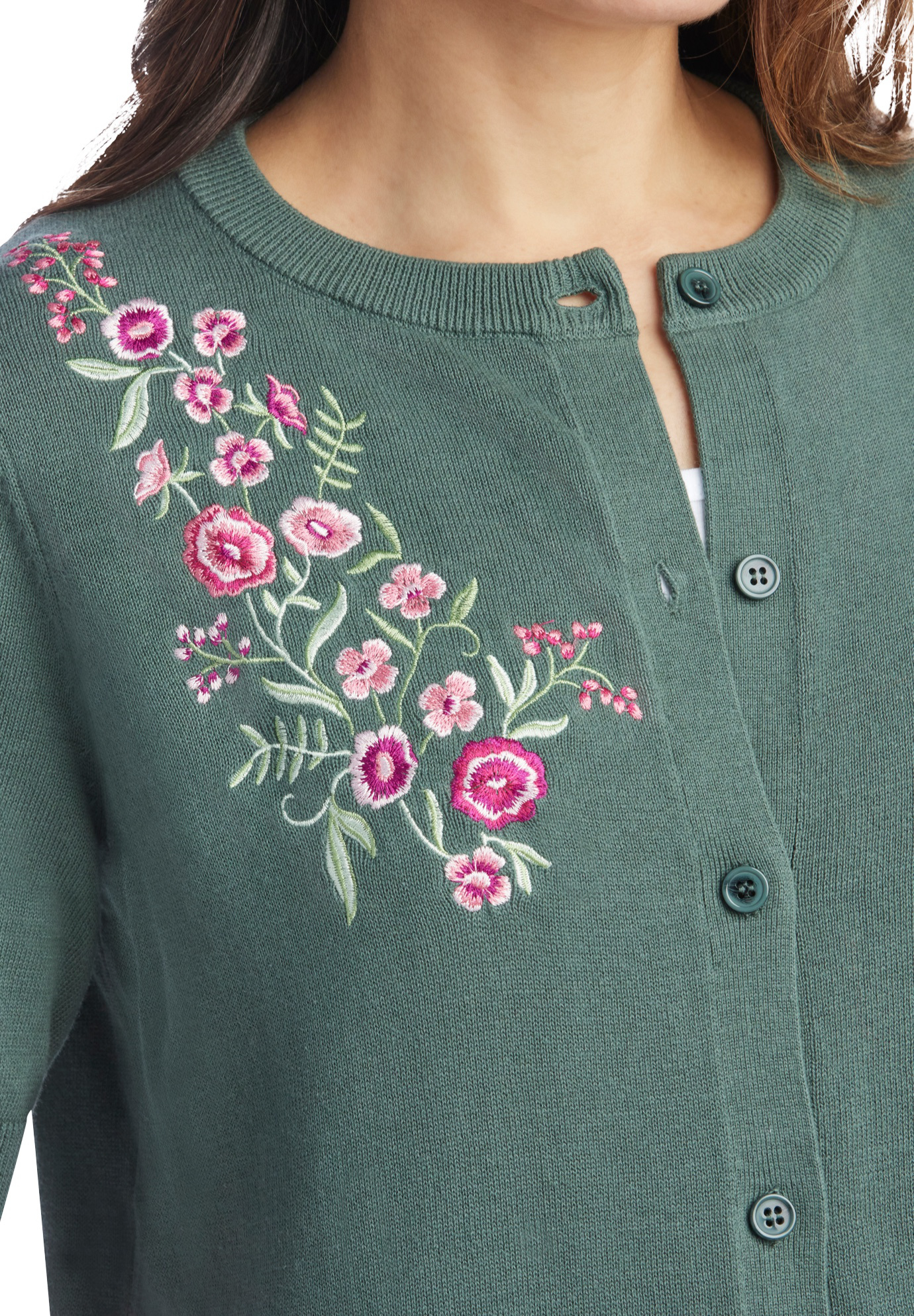 elbow length cardigan
