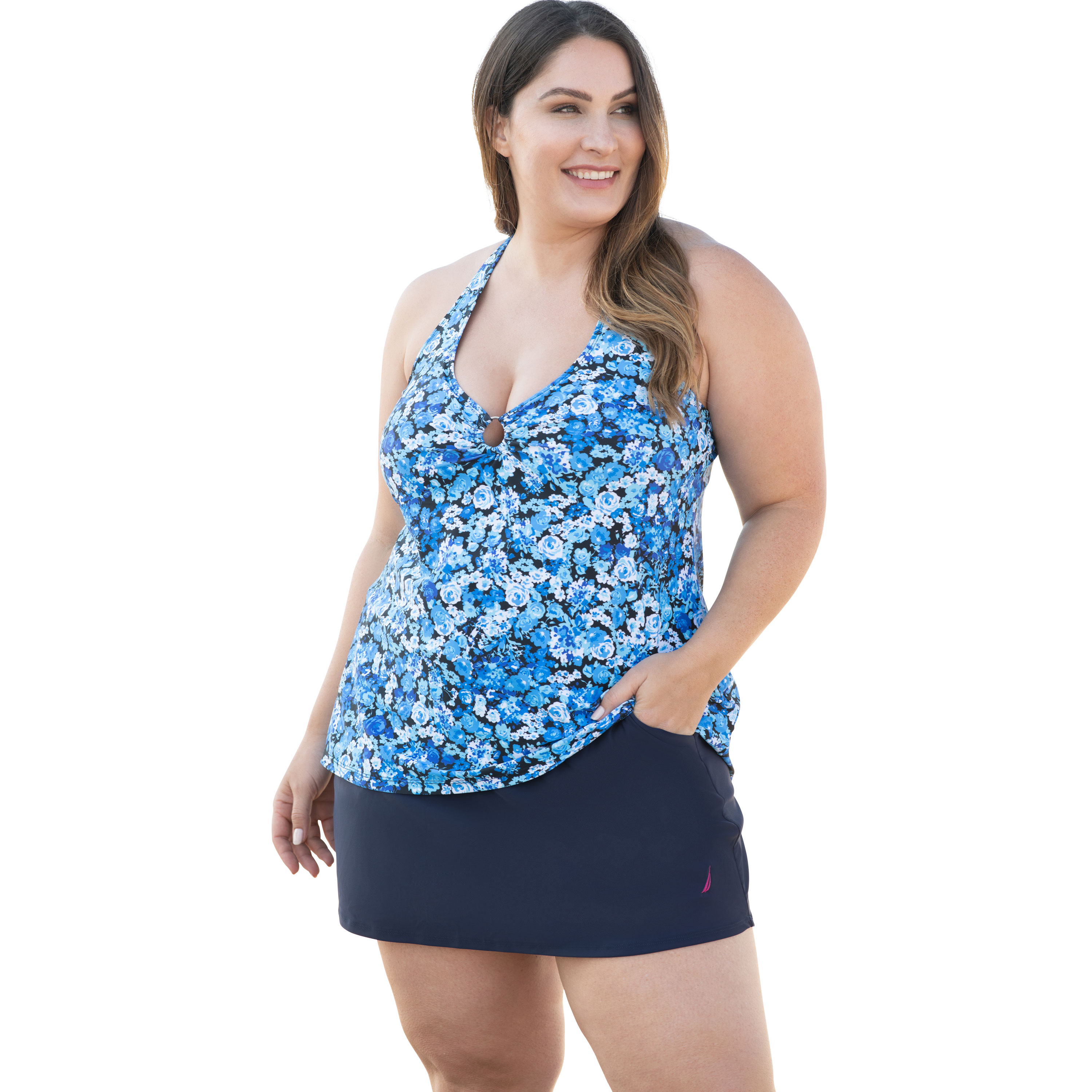 Women's V-Neck Tank Topini Top by Nautica