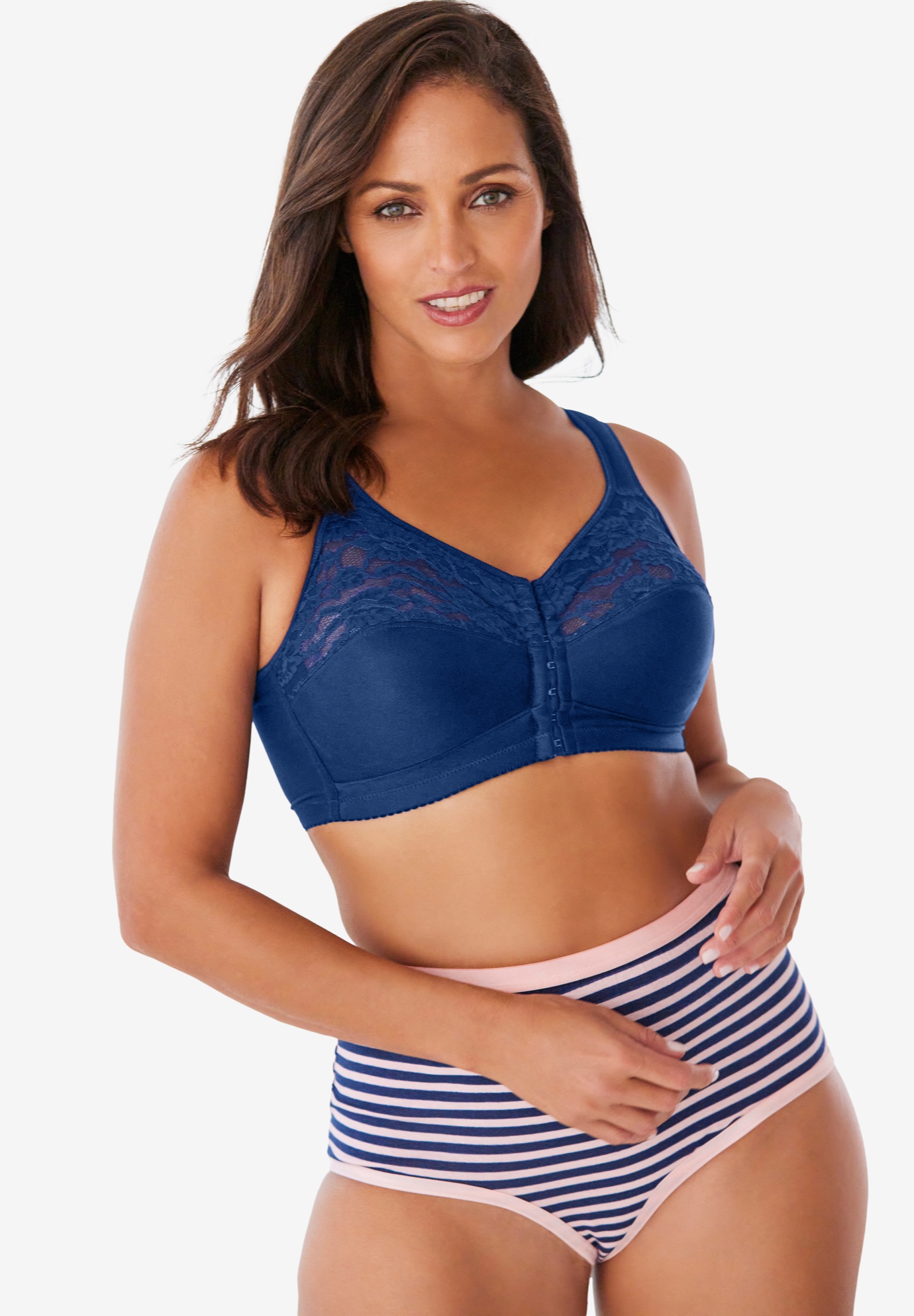 Comfort Choice Plus Size Full Coverage Stretch Cotton Brief 5-Pack - Picture 17 of 45