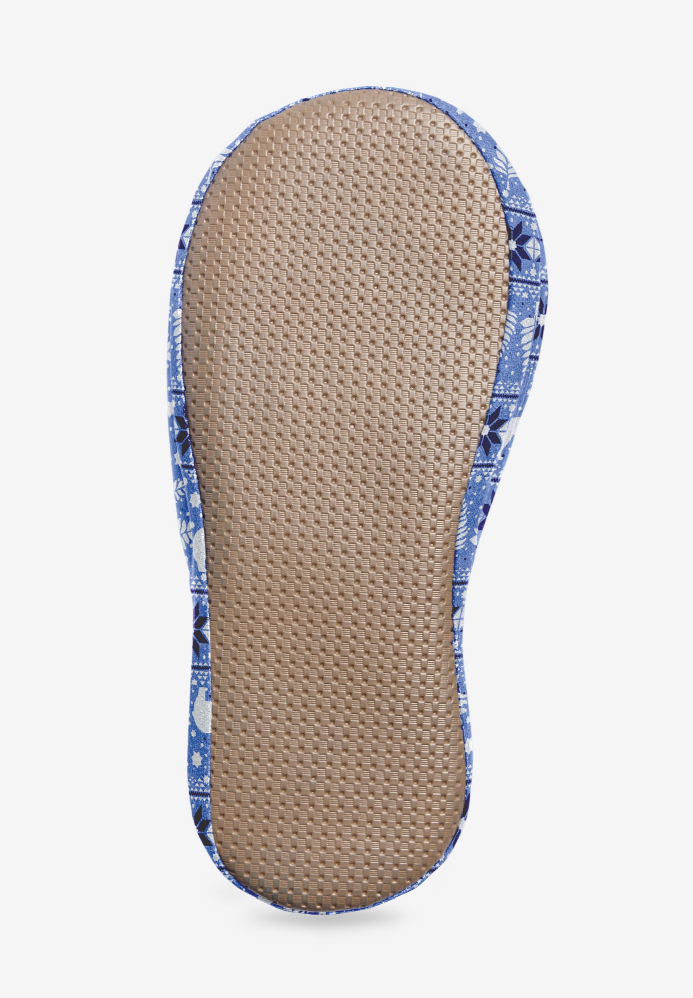 Dreams & Co. Plus Size Cotton Slipper.