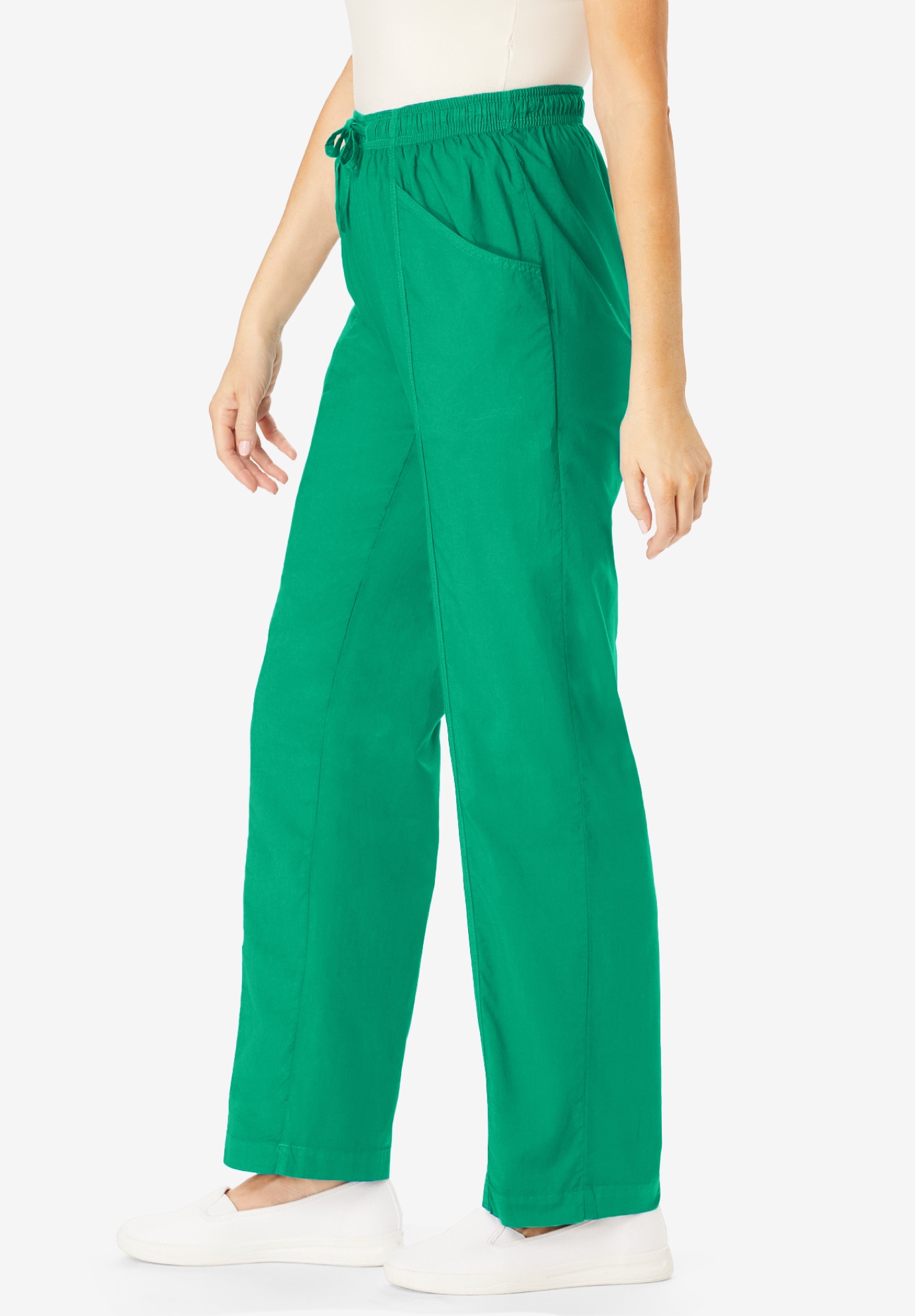 Woman Within Plus Size Petite The Boardwalk Pant - Picture 13 of 14