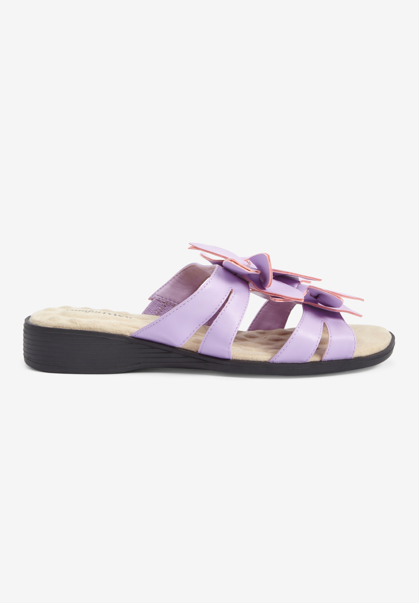 Comfortview Women's The Paula Slip On Sandal (Wide Widths Available) - Picture 24 of 30