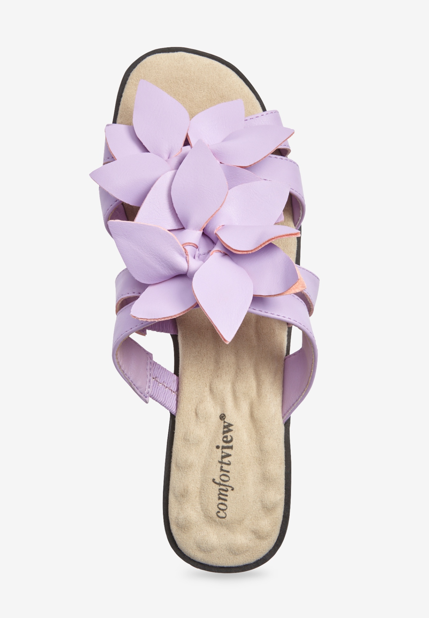 Comfortview Women's The Paula Slip On Sandal (Wide Widths Available) - Picture 25 of 30