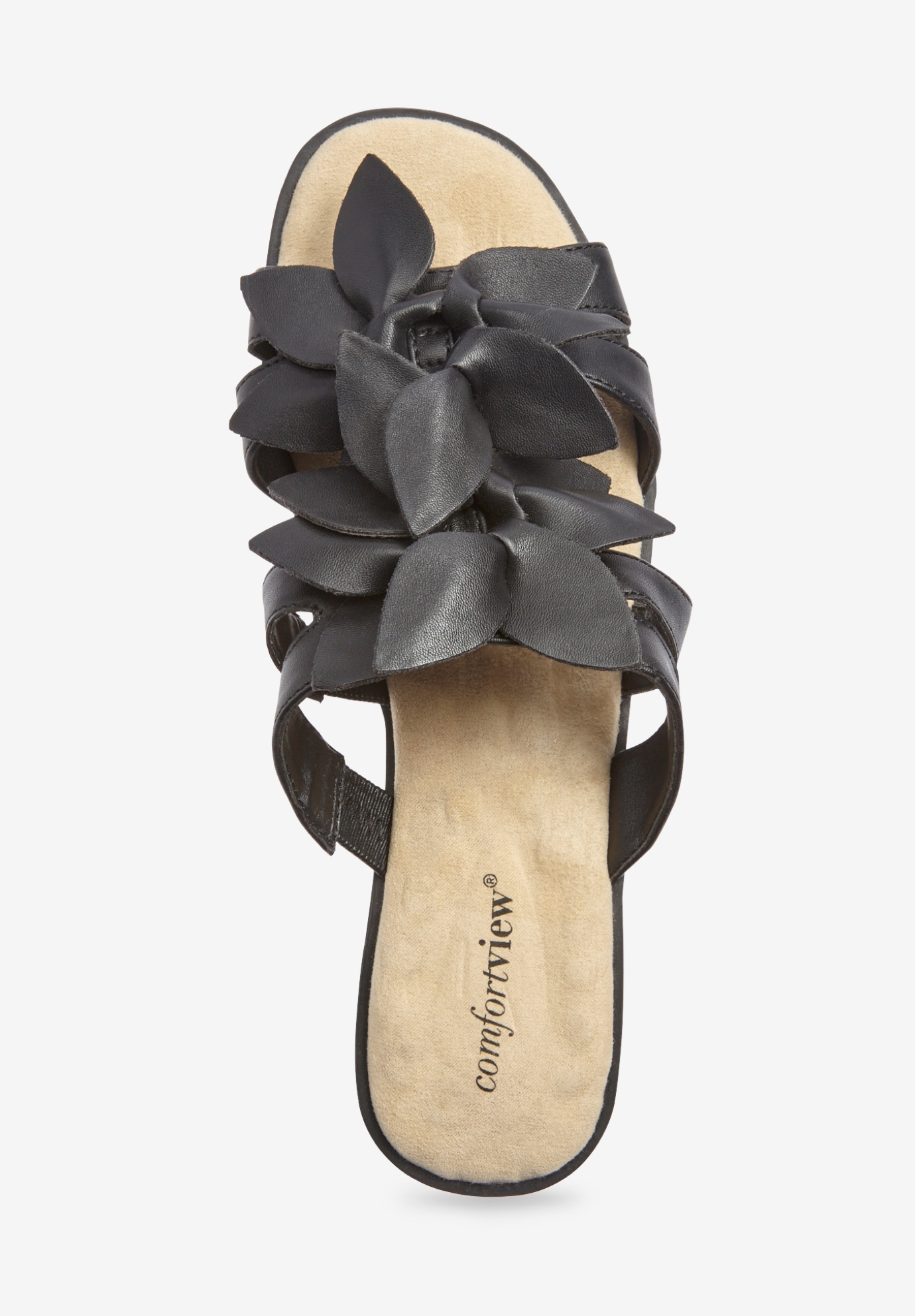 Comfortview Women's The Paula Slip On Sandal (Wide Widths Available) - Picture 10 of 30