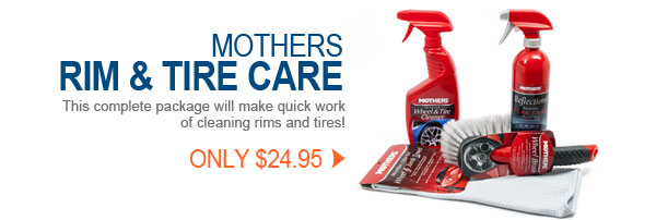 Mothers Rim and Tire Care Kit SHIPS FREE