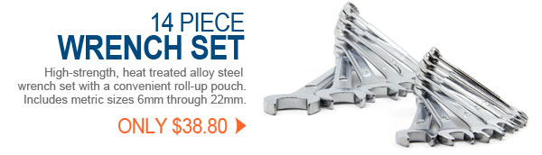 14 Piece Wrench Set SHIPS FREE