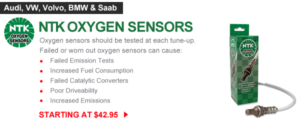 NTK oxygen sensors available at FCP with free shipping over $25
