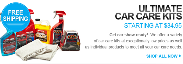 Car wash and detailing kits starting at $34.95 with free shipping